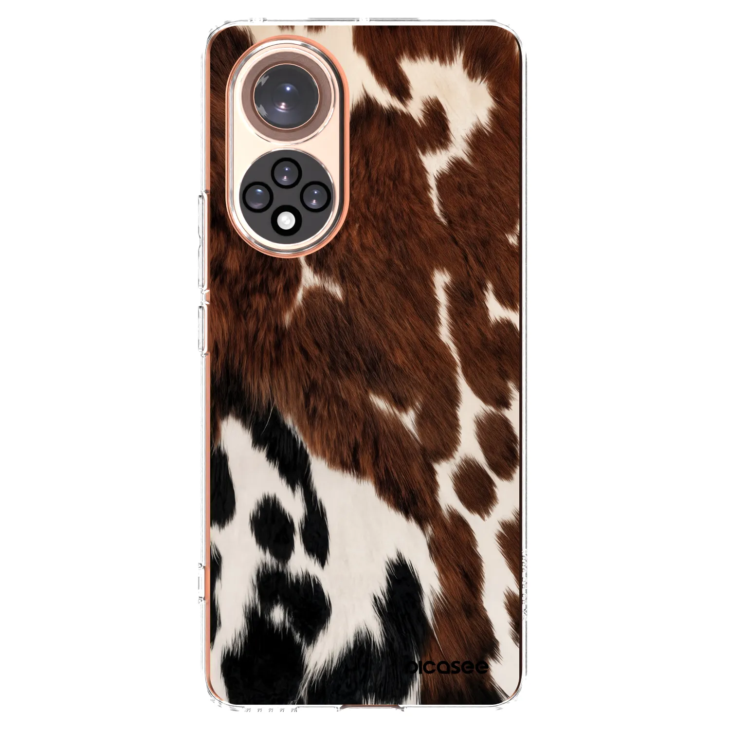 Picasee silikonowe przeźroczyste etui na Huawei Nova 9 - Rust