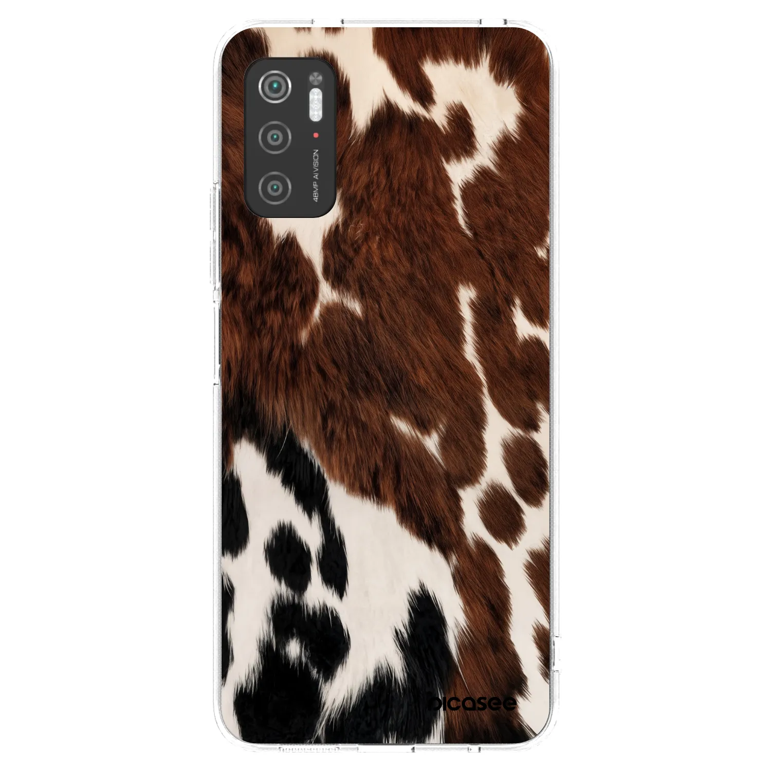 Picasee silikonowe przeźroczyste etui na Xiaomi Poco M3 Pro 5G - Rust