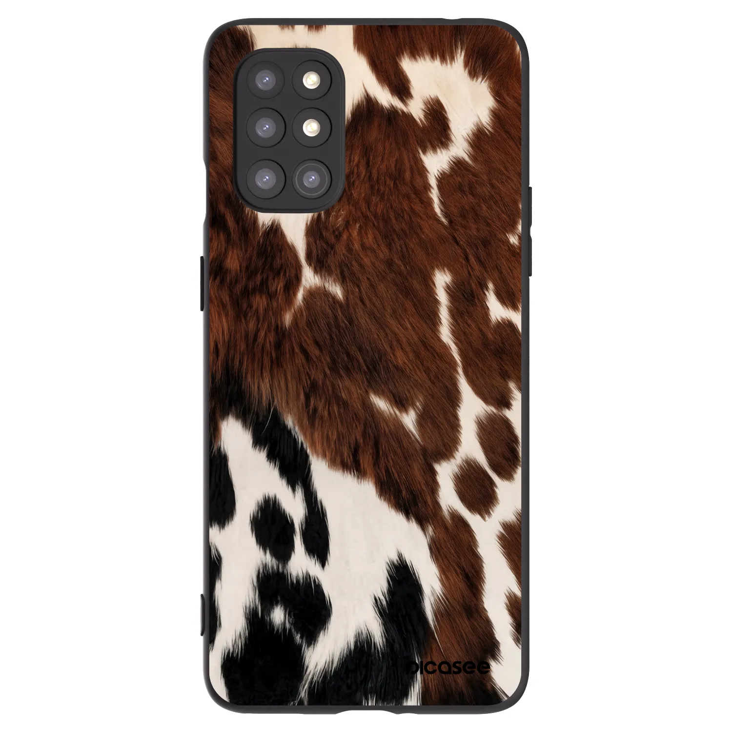 Picasee silikonowe czarne etui na OnePlus 8T - Rust
