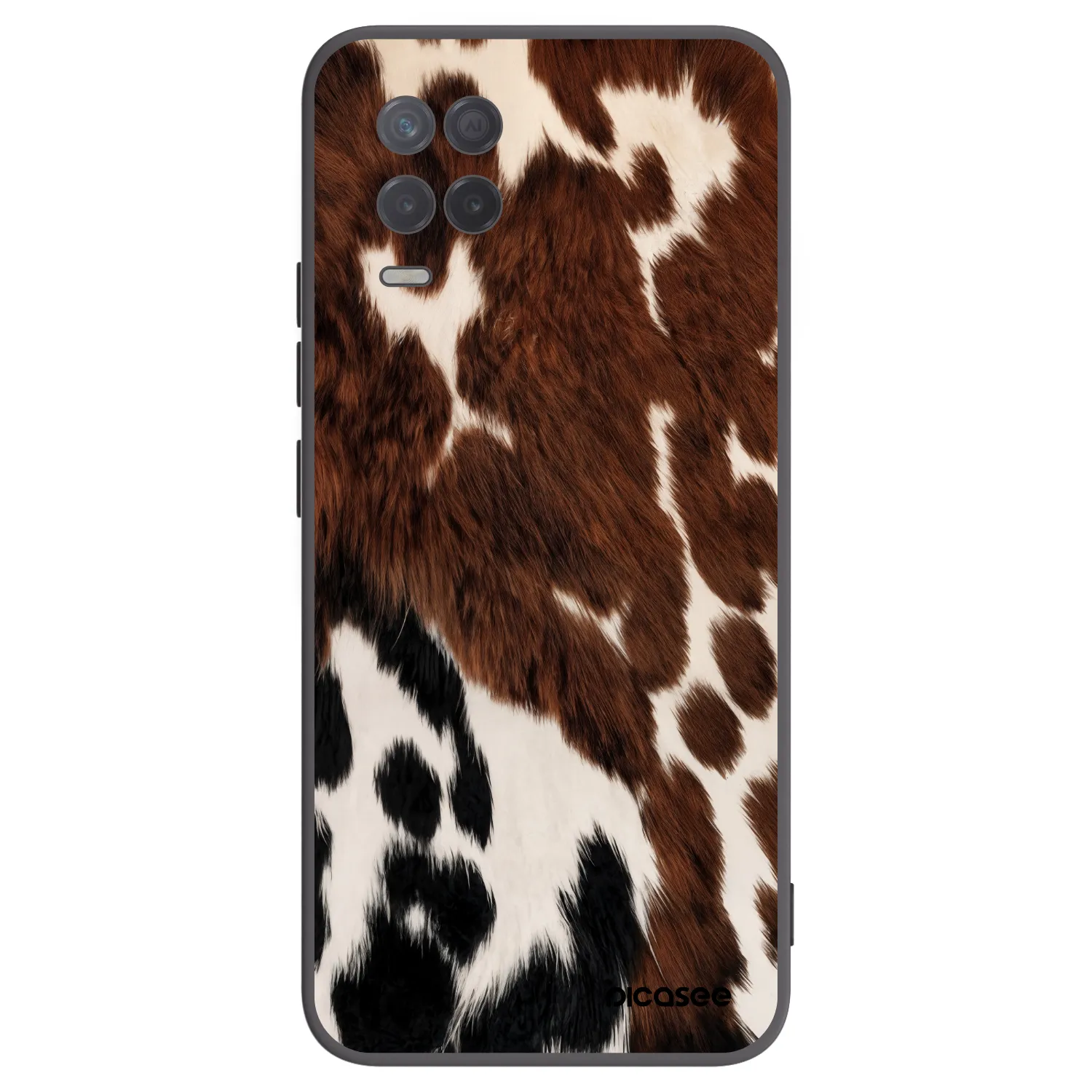 Picasee silikonowe czarne etui na Realme 8 5G - Rust