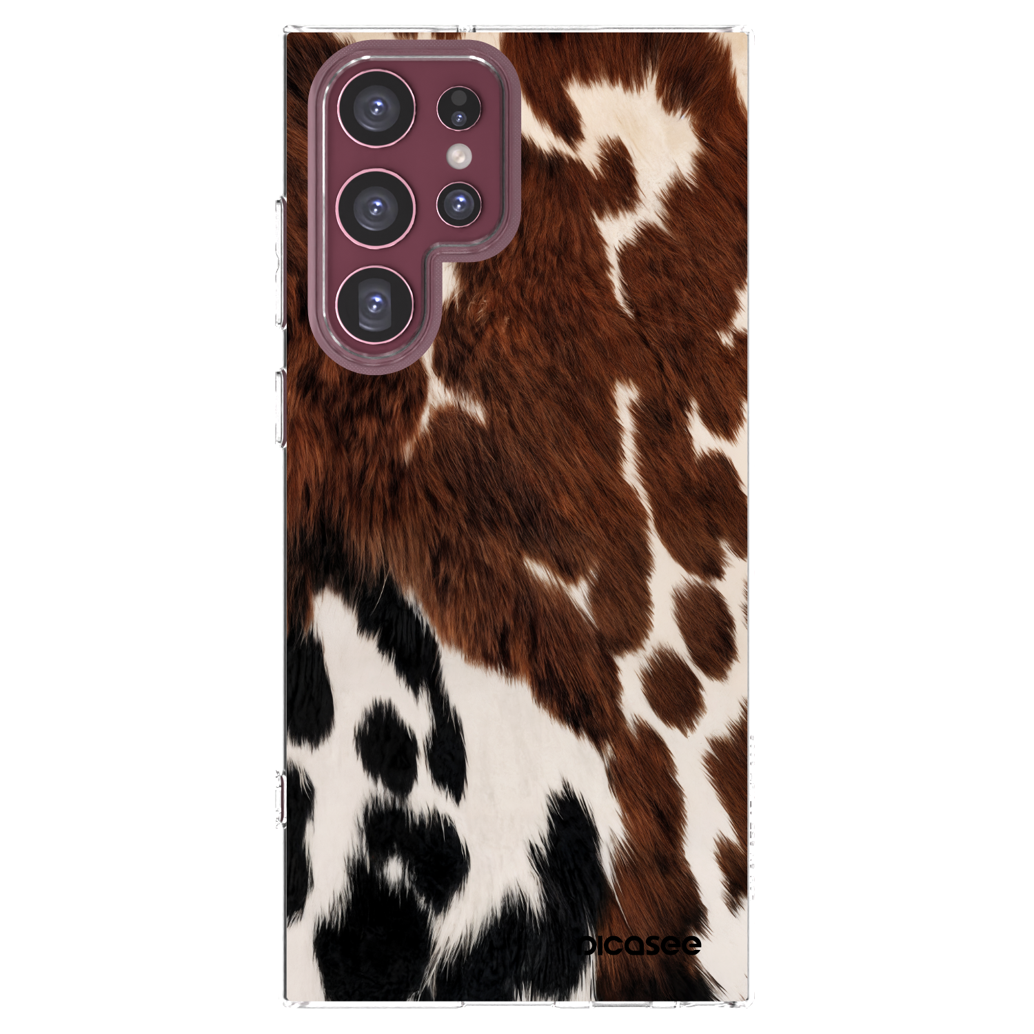 Picasee silikonowe przeźroczyste etui na Samsung Galaxy S22 Ultra 5G - Rust