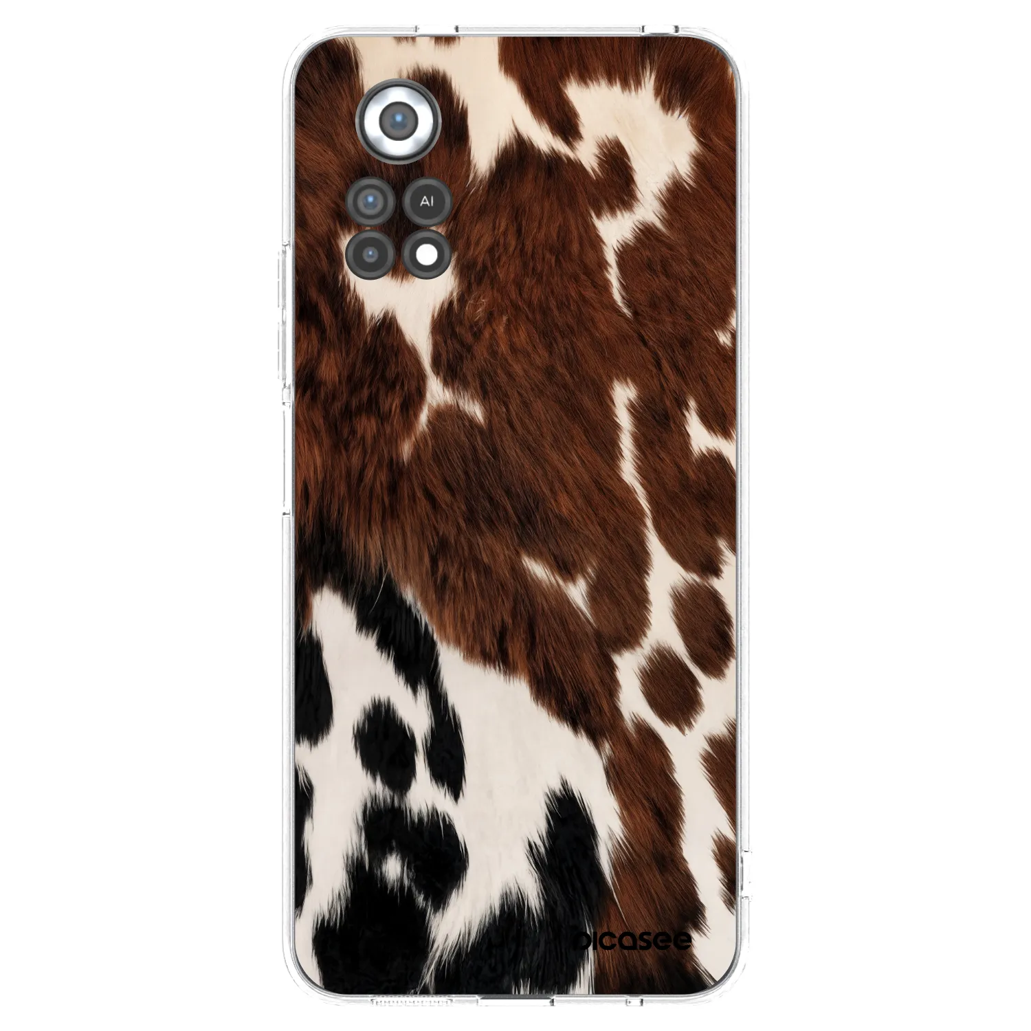 Picasee silikonowe przeźroczyste etui na Xiaomi Poco X4 Pro 5G - Rust