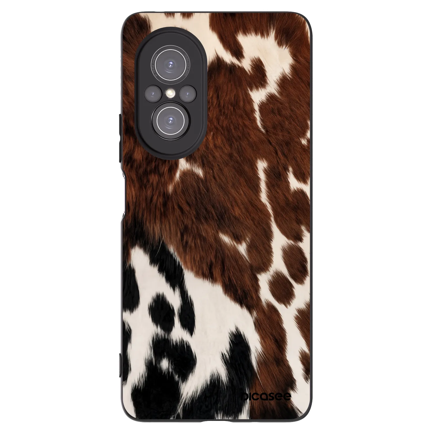 Picasee silikonowe czarne etui na Huawei Nova 9 SE - Rust