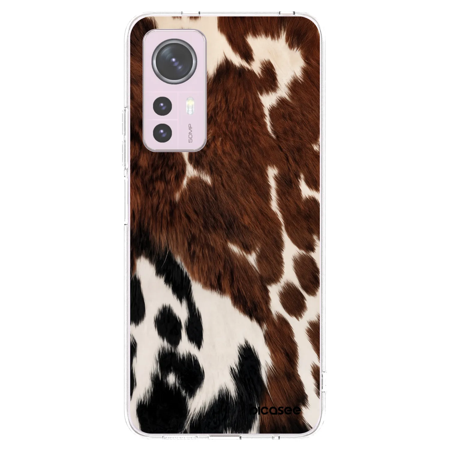 Picasee silikonowe przeźroczyste etui na Xiaomi 12 - Rust