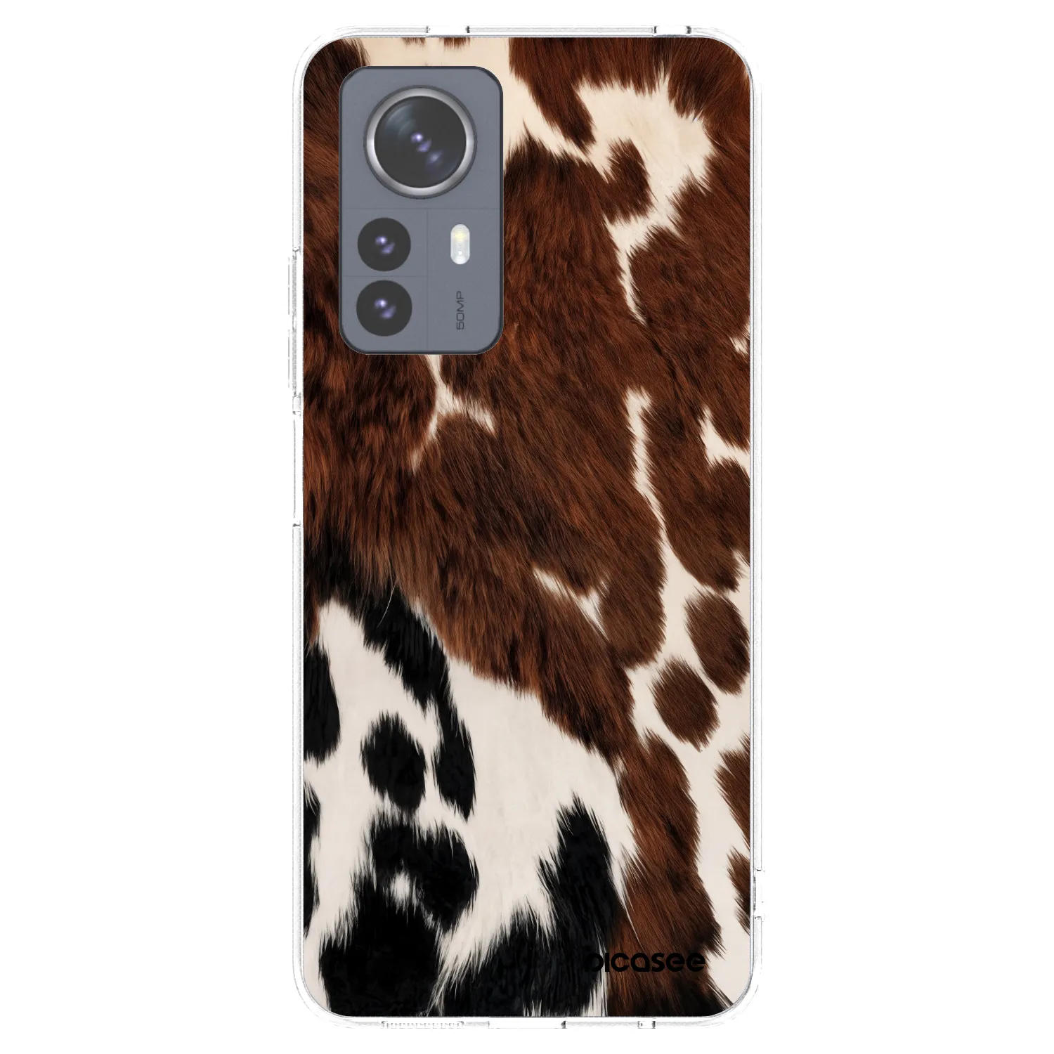 Picasee silikonowe przeźroczyste etui na Xiaomi 12 Pro - Rust