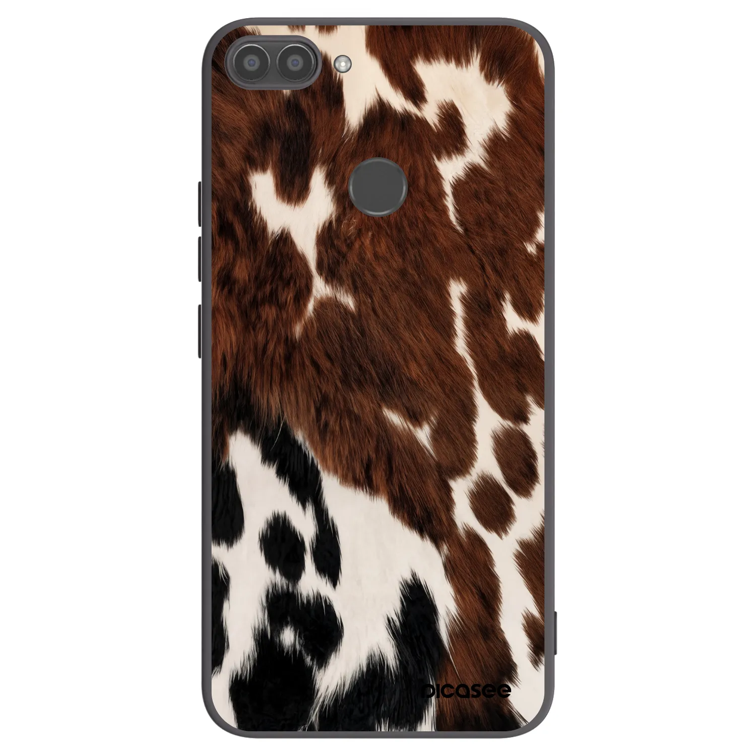 Picasee silikonowe czarne etui na Huawei P Smart - Rust