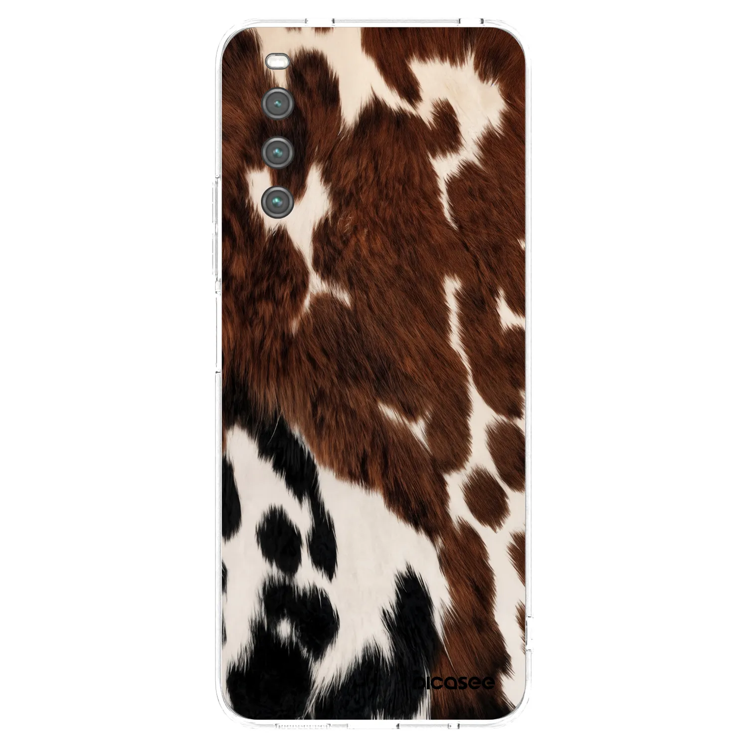 Picasee silikonowe przeźroczyste etui na Sony Xperia 10 IV 5G - Rust