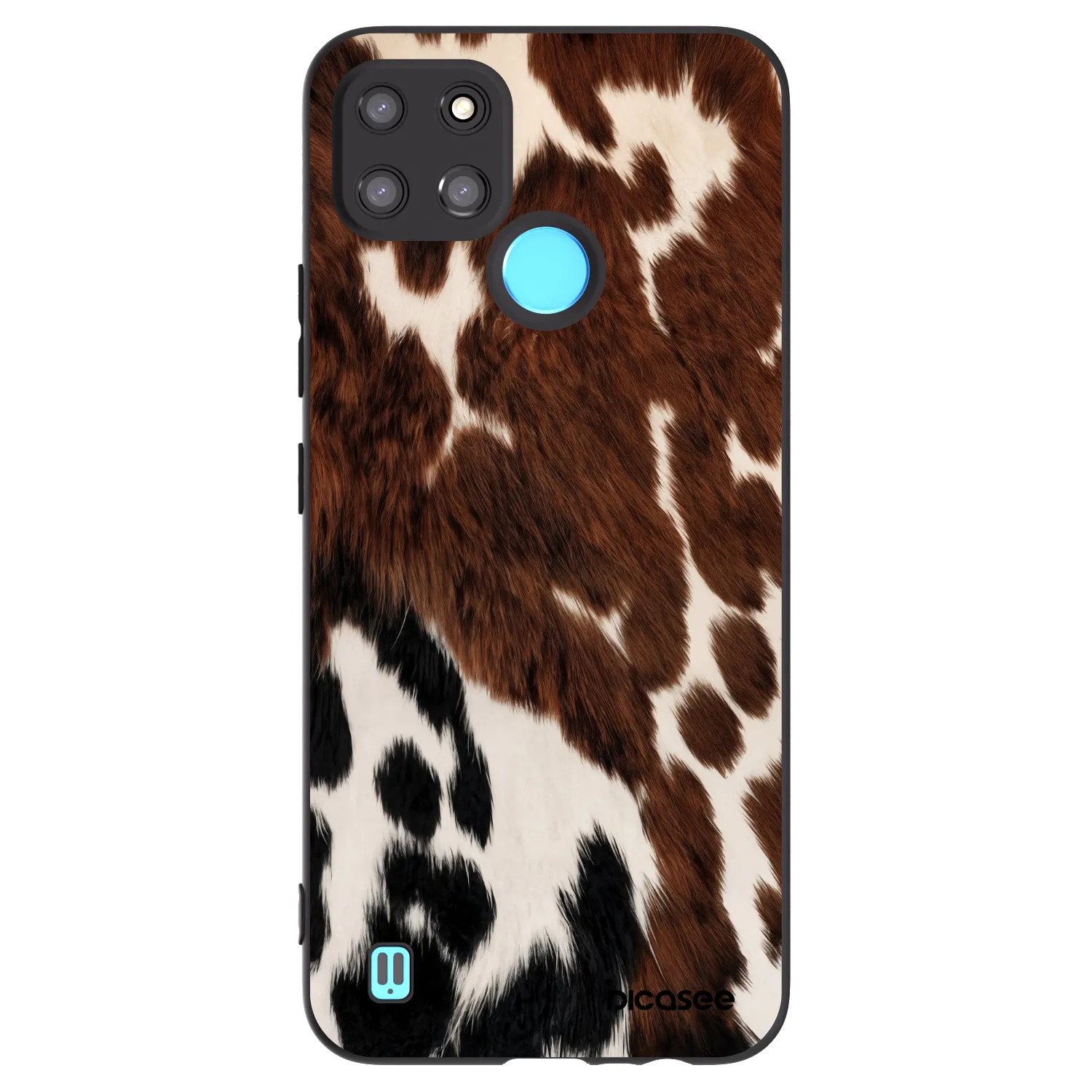Picasee silikonowe czarne etui na Realme C21Y - Rust