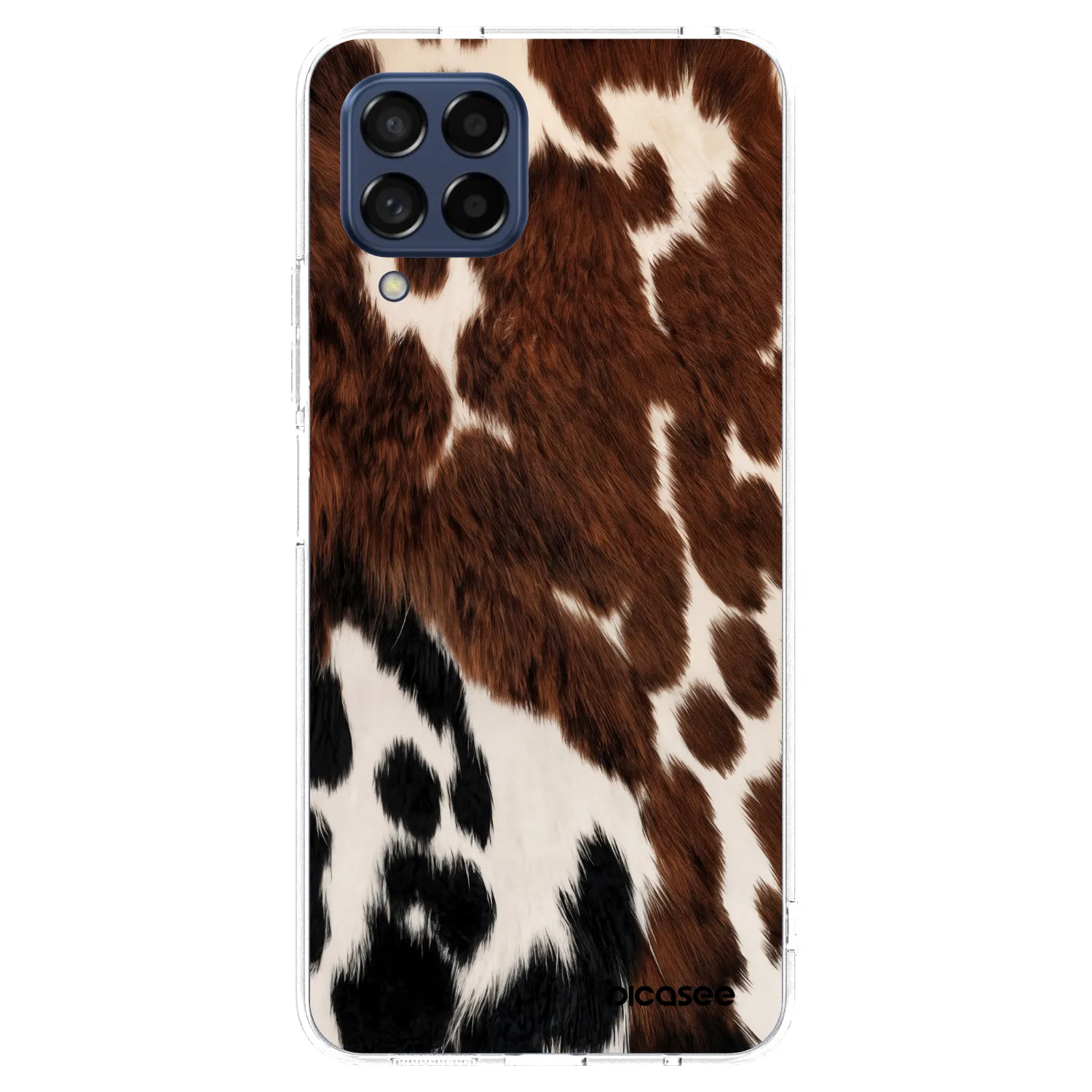 Picasee silikonowe przeźroczyste etui na Samsung Galaxy M53 5G - Rust