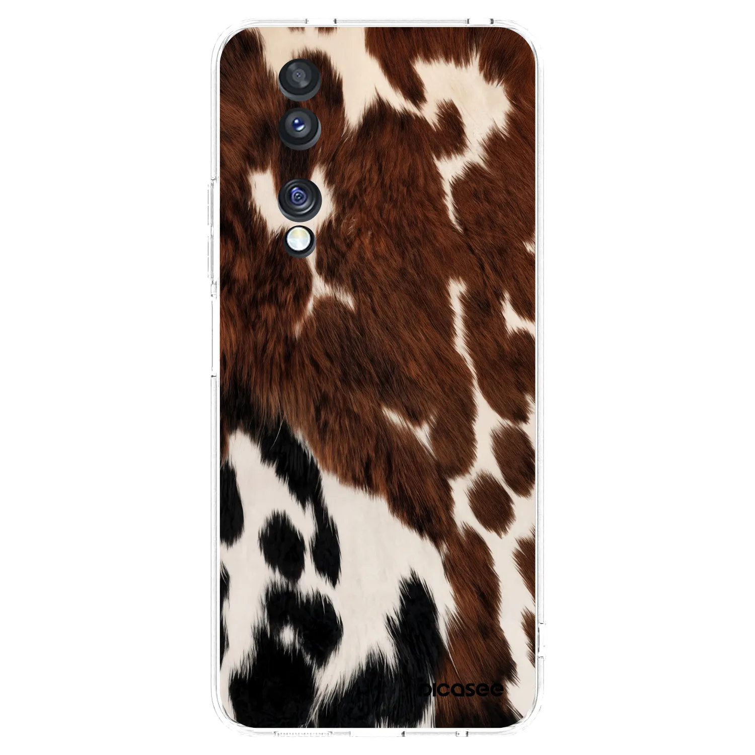 Picasee silikonowe przeźroczyste etui na Honor 70 - Rust