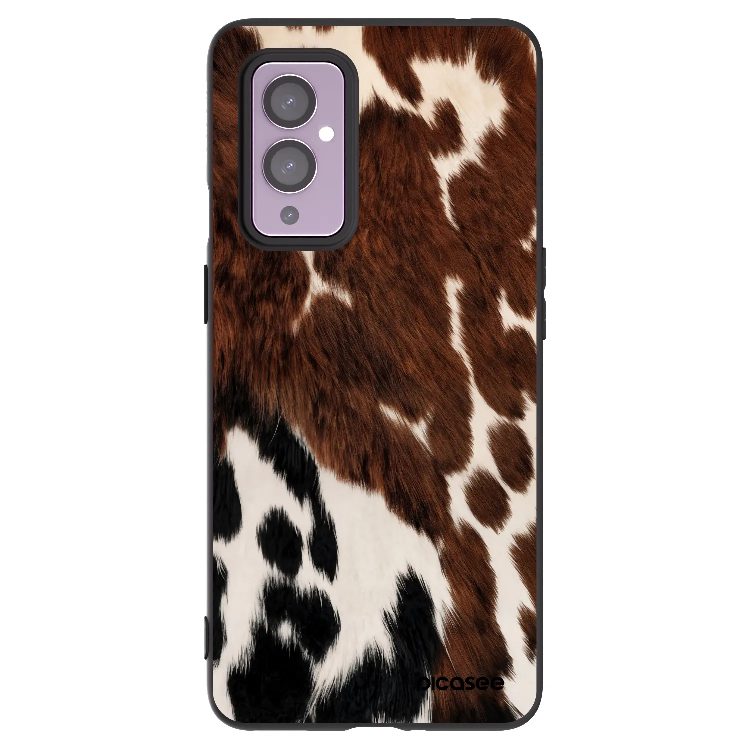 Picasee silikonowe czarne etui na OnePlus 9 - Rust