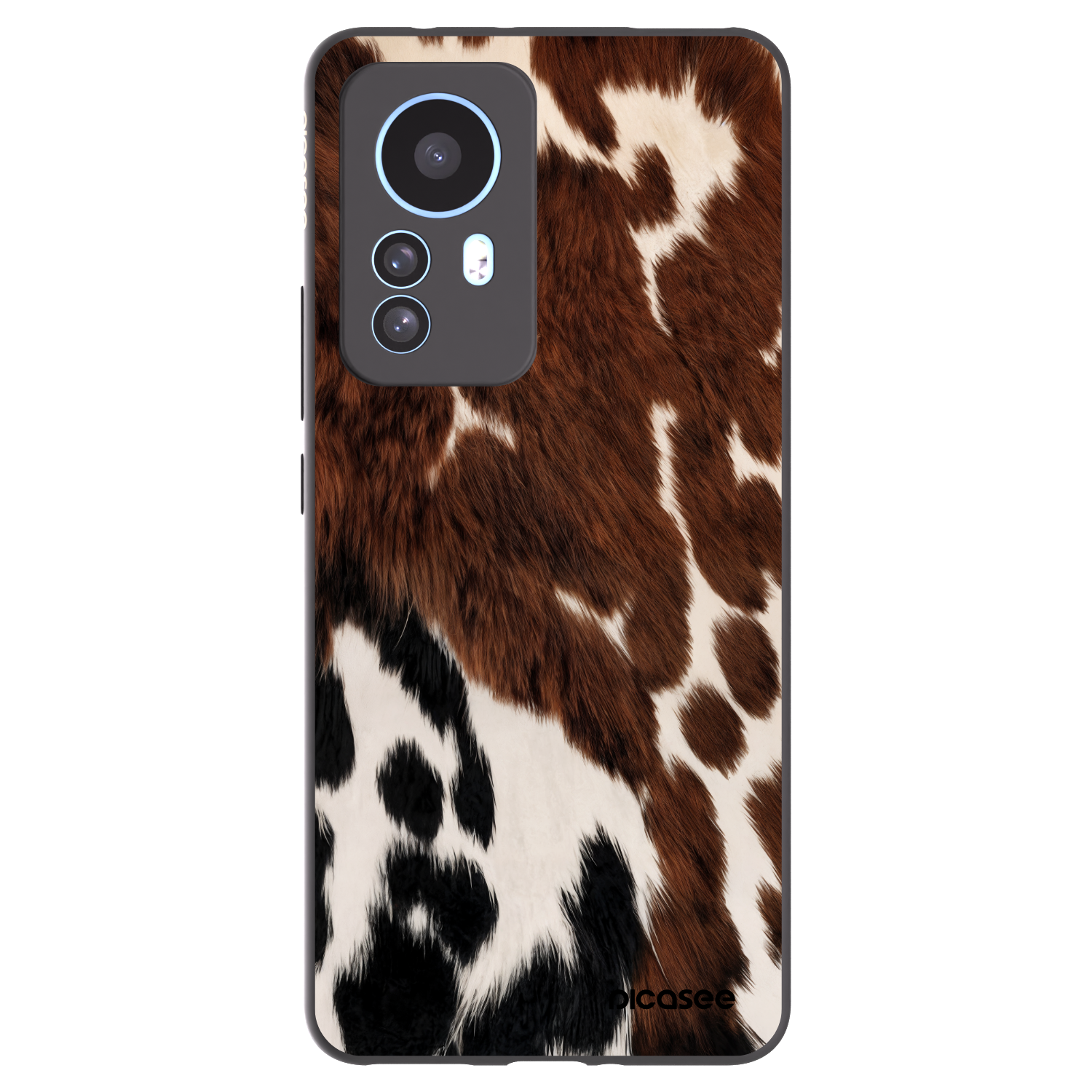 Picasee silikonowe czarne etui na Xiaomi 12T Pro - Rust