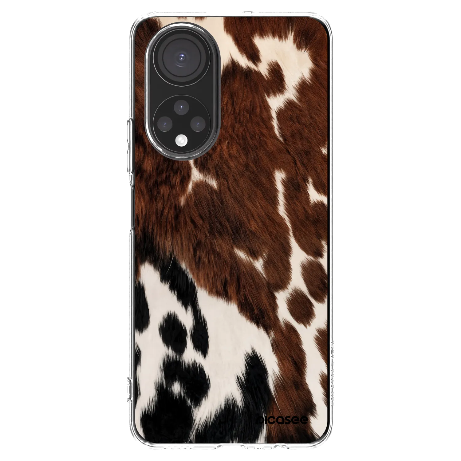 Picasee silikonowe przeźroczyste etui na Honor X7 - Rust