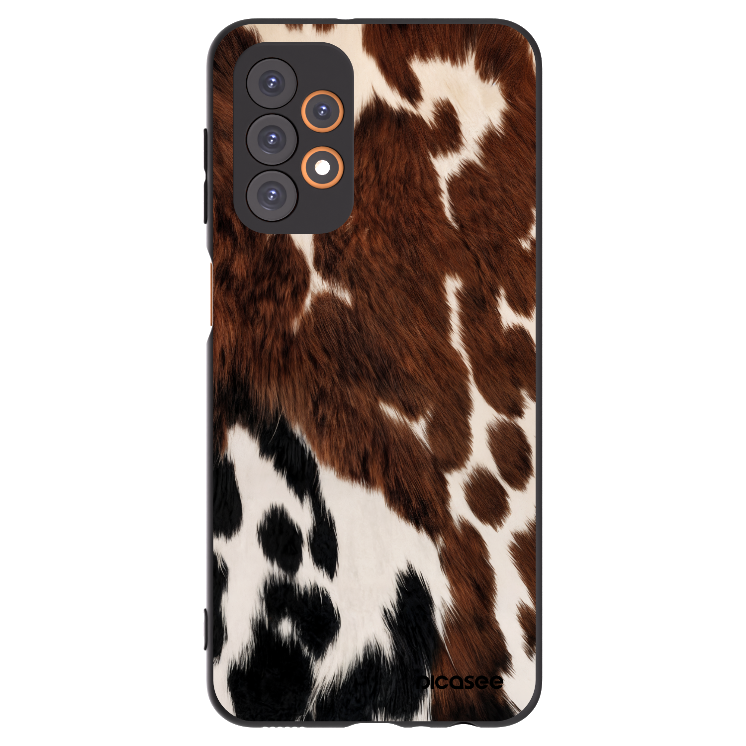 Picasee silikonowe czarne etui na Samsung Galaxy A23 A235F 4G - Rust