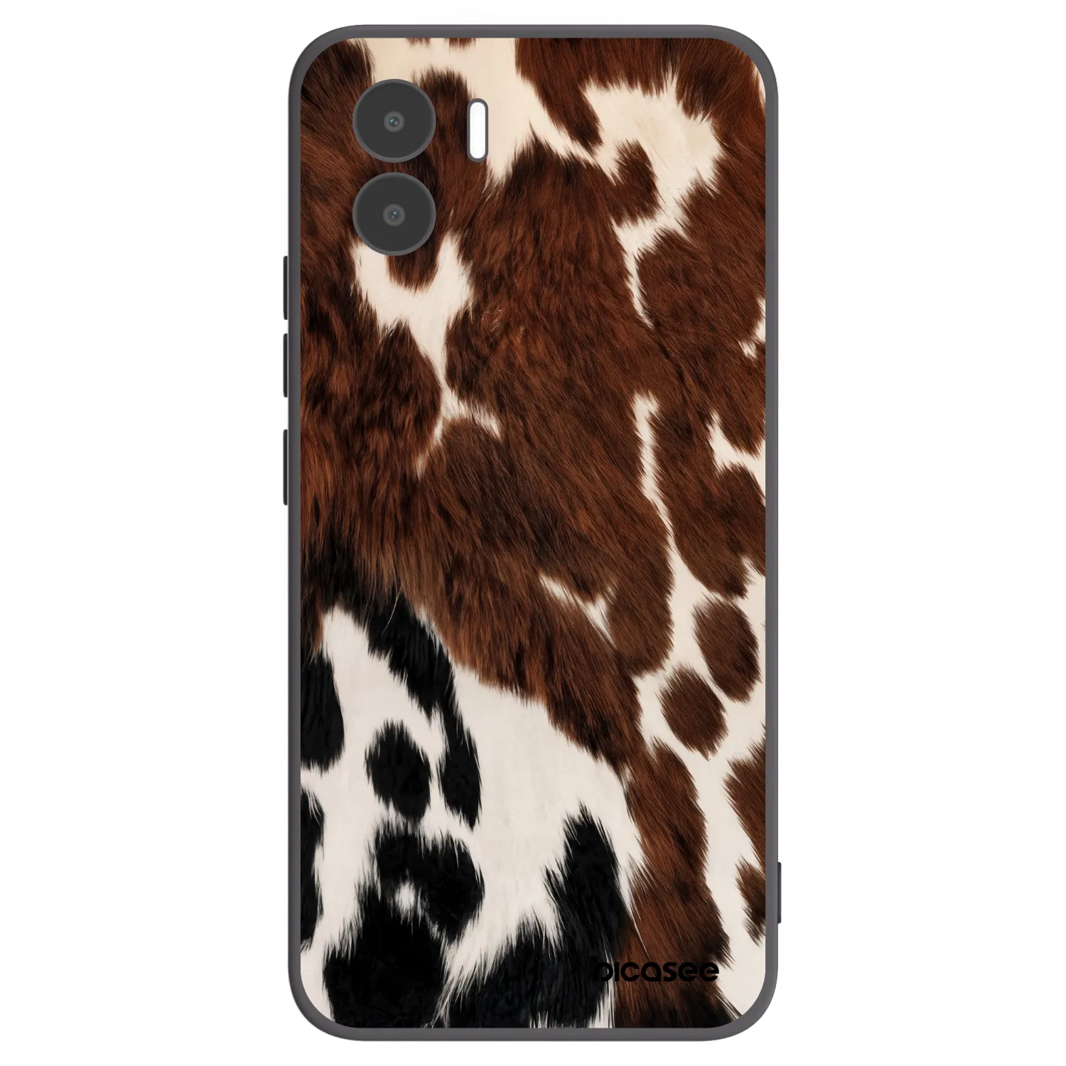 Picasee silikonowe czarne etui na Xiaomi Redmi A1 - Rust