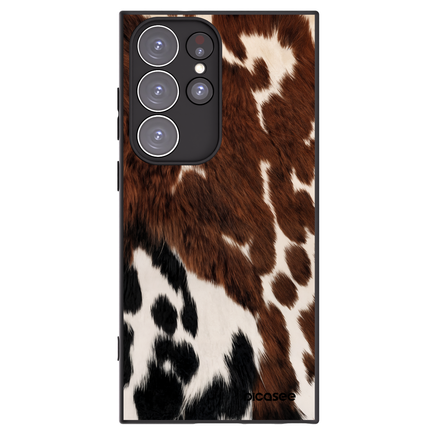 Picasee silikonowe czarne etui na Samsung Galaxy S23 Ultra 5G - Rust