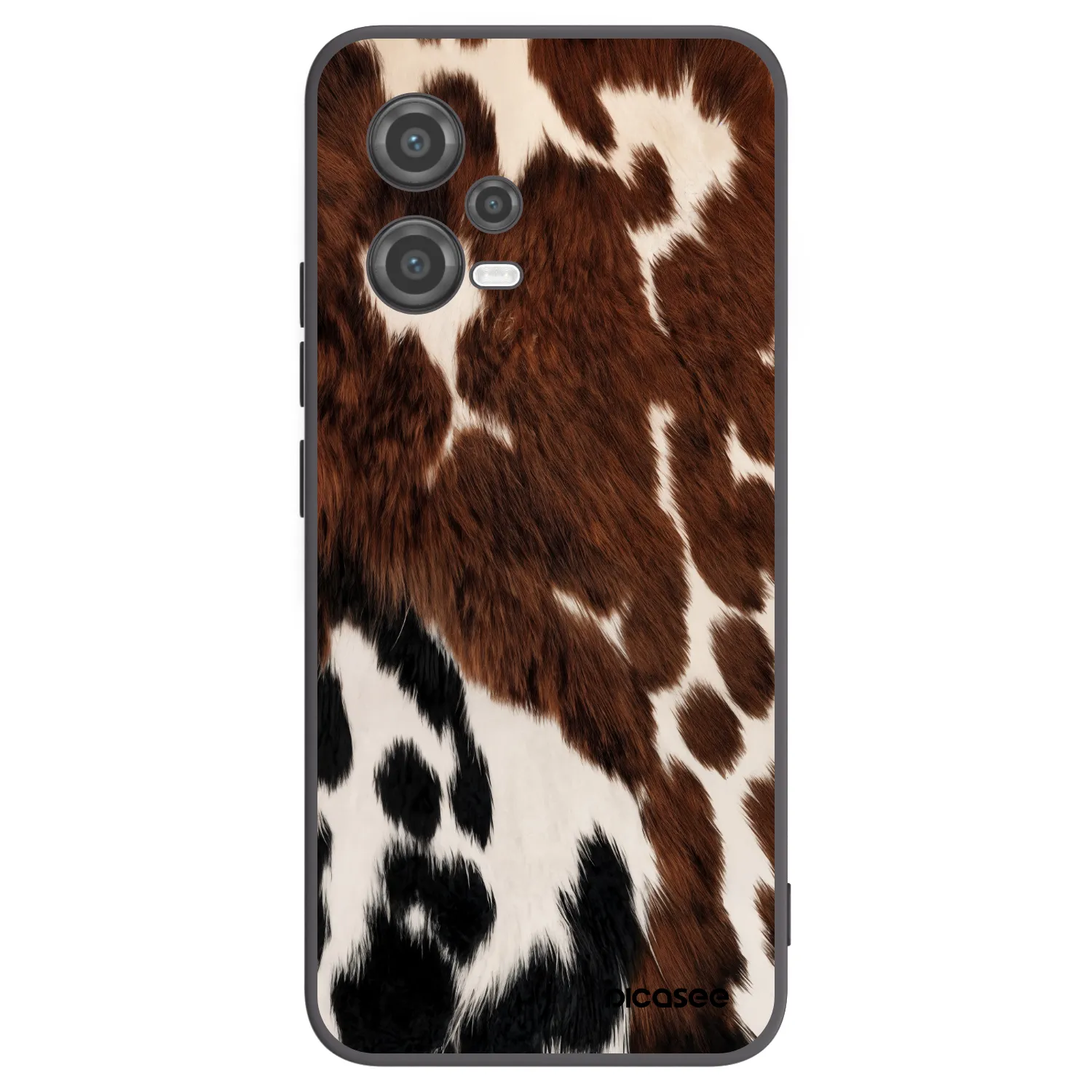 Picasee silikonowe czarne etui na Xiaomi Poco X5 - Rust