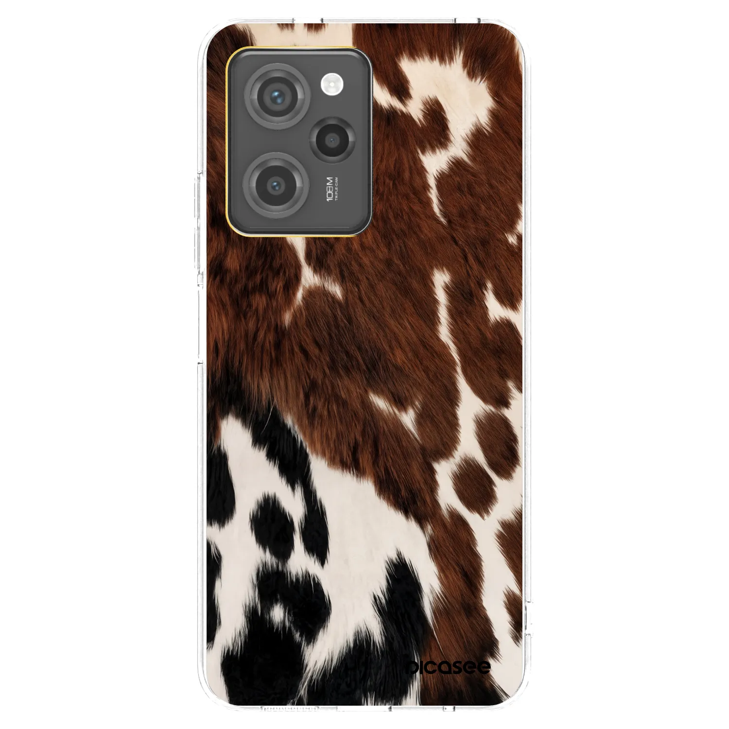 Picasee silikonowe czarne etui na Xiaomi Poco X5 Pro - Rust