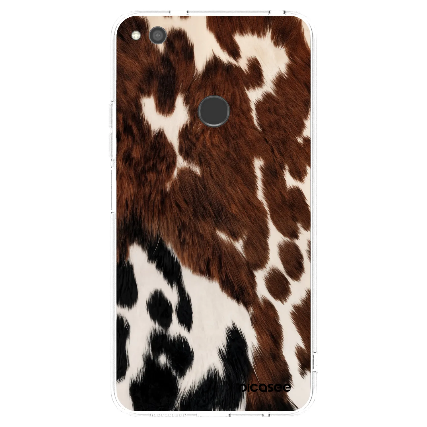 Picasee silikonowe przeźroczyste etui na Huawei P9 Lite 2017 - Rust