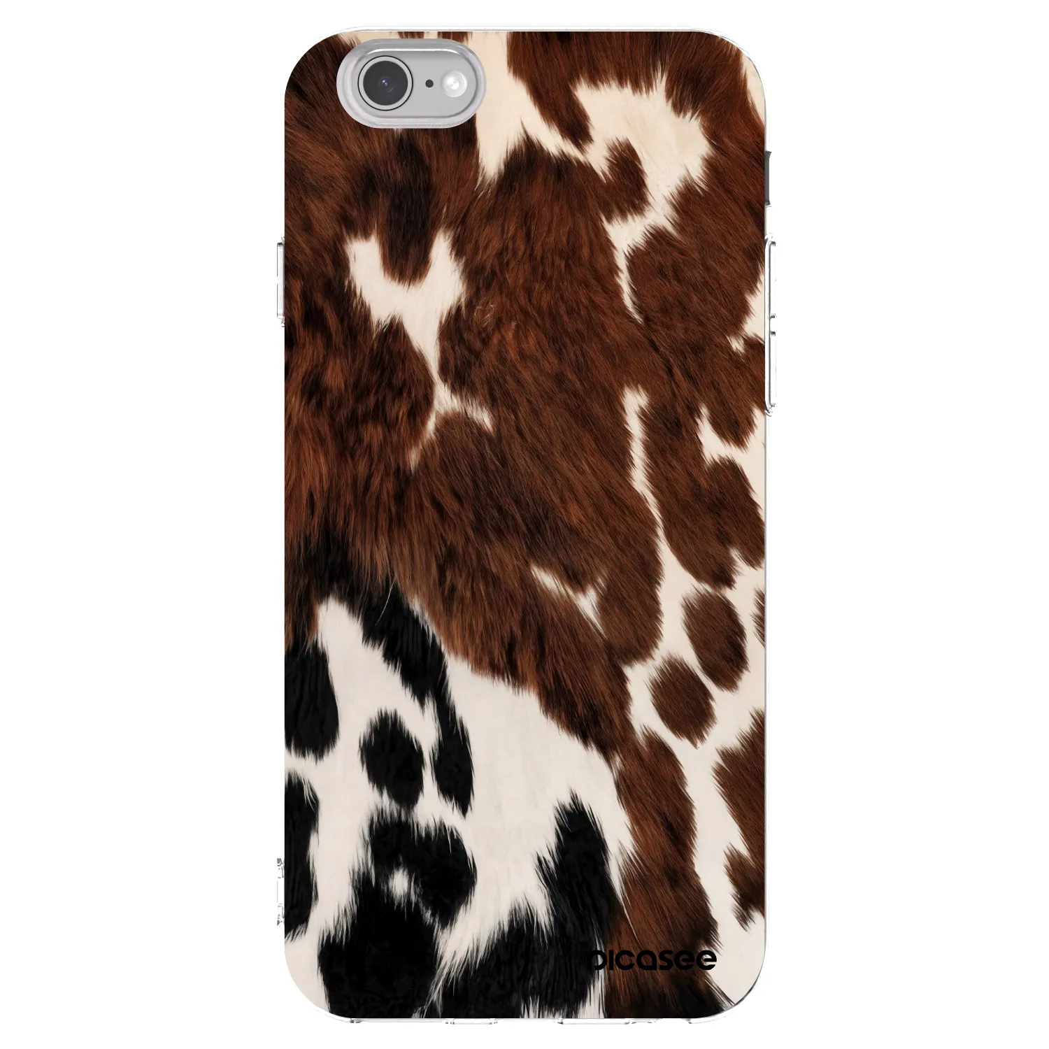 Picasee silikonowe przeźroczyste etui na Apple iPhone 6/6S - Rust