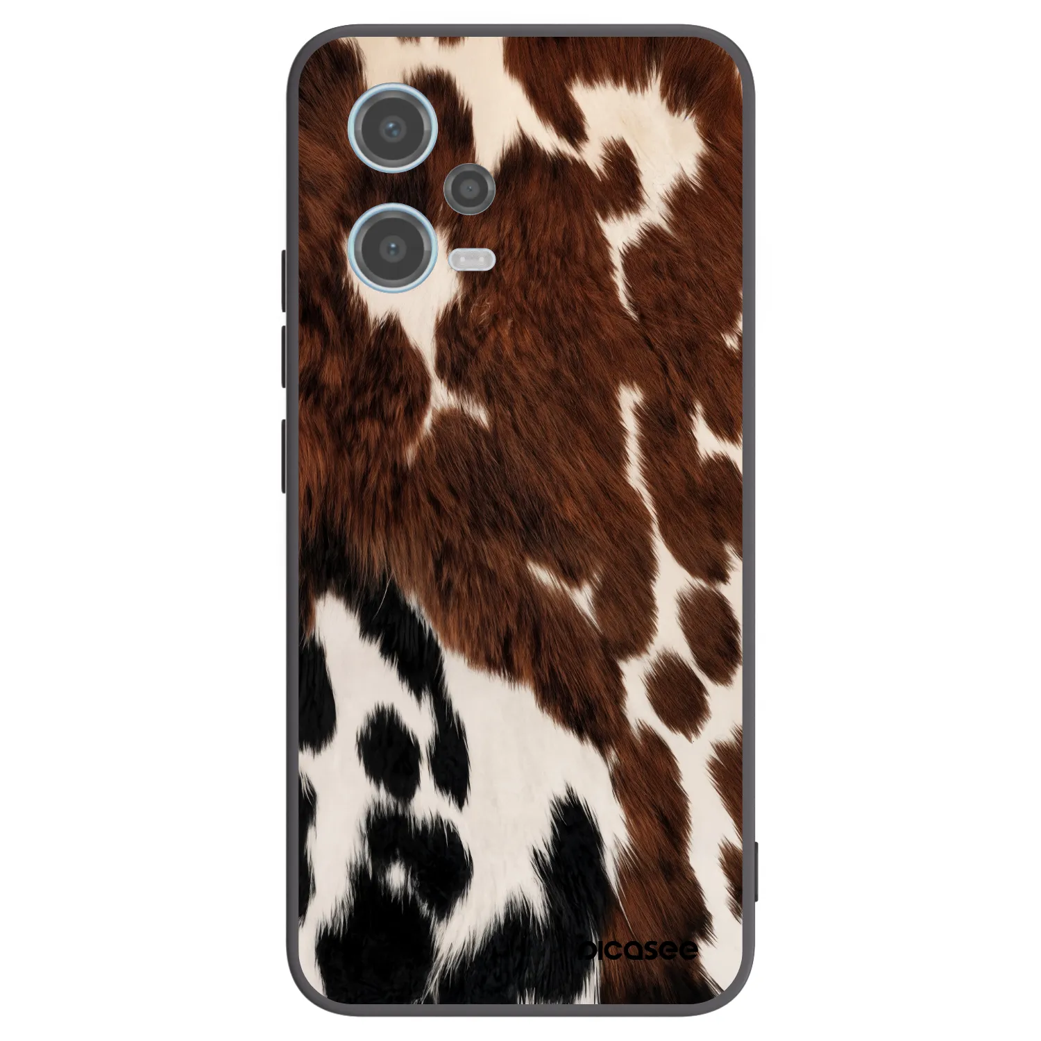 Picasee silikonowe czarne etui na Xiaomi Redmi Note 12 5G - Rust