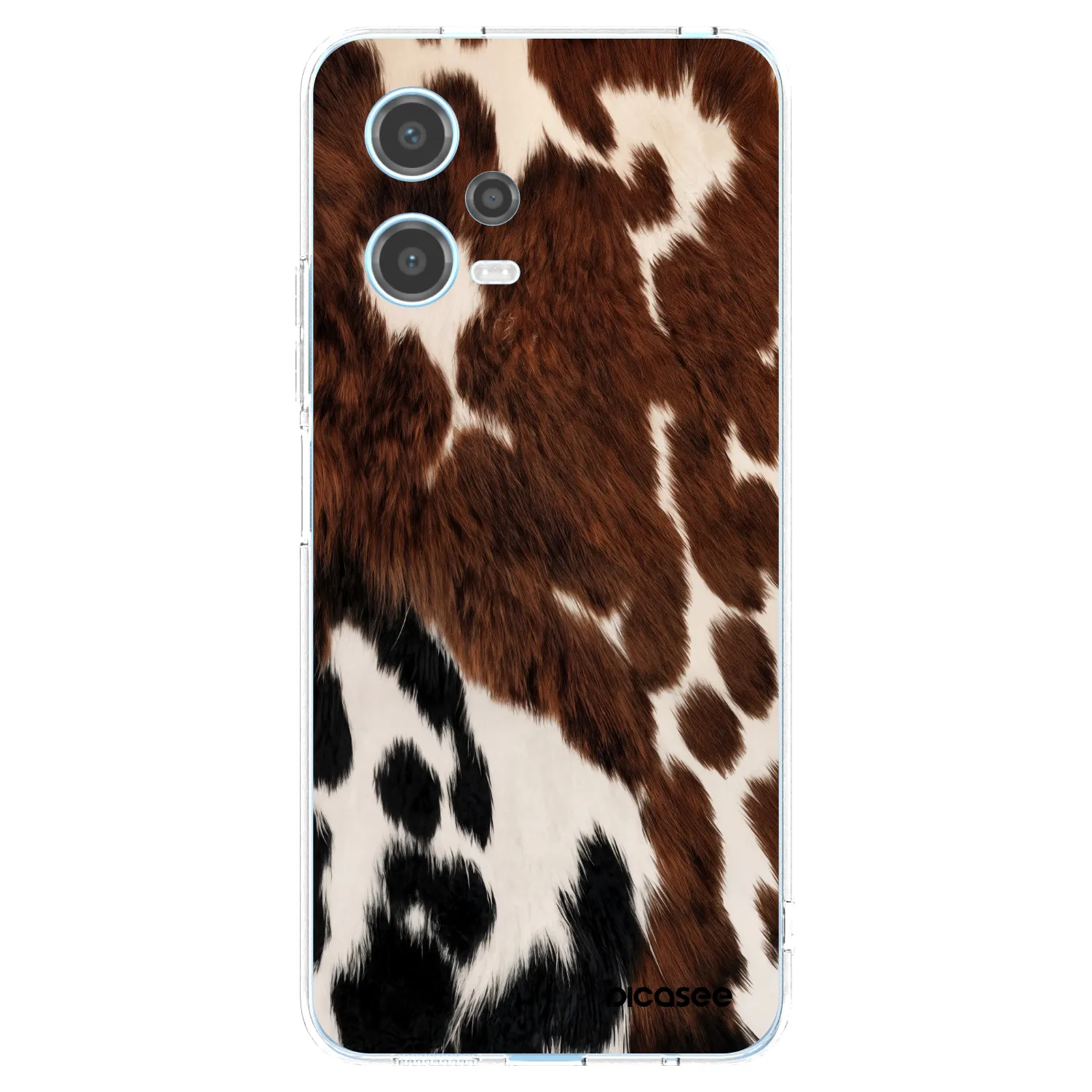 Picasee silikonowe przeźroczyste etui na Xiaomi Redmi Note 12 5G - Rust