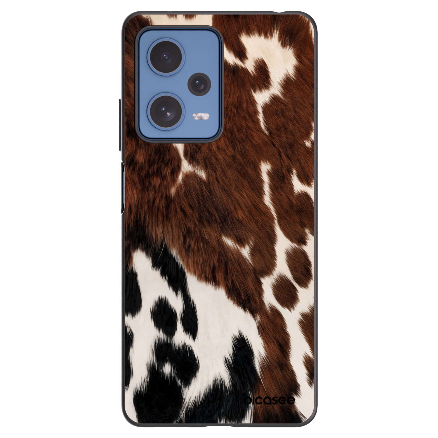 Picasee silikonowe czarne etui na Xiaomi Redmi Note 12 Pro 5G - Rust