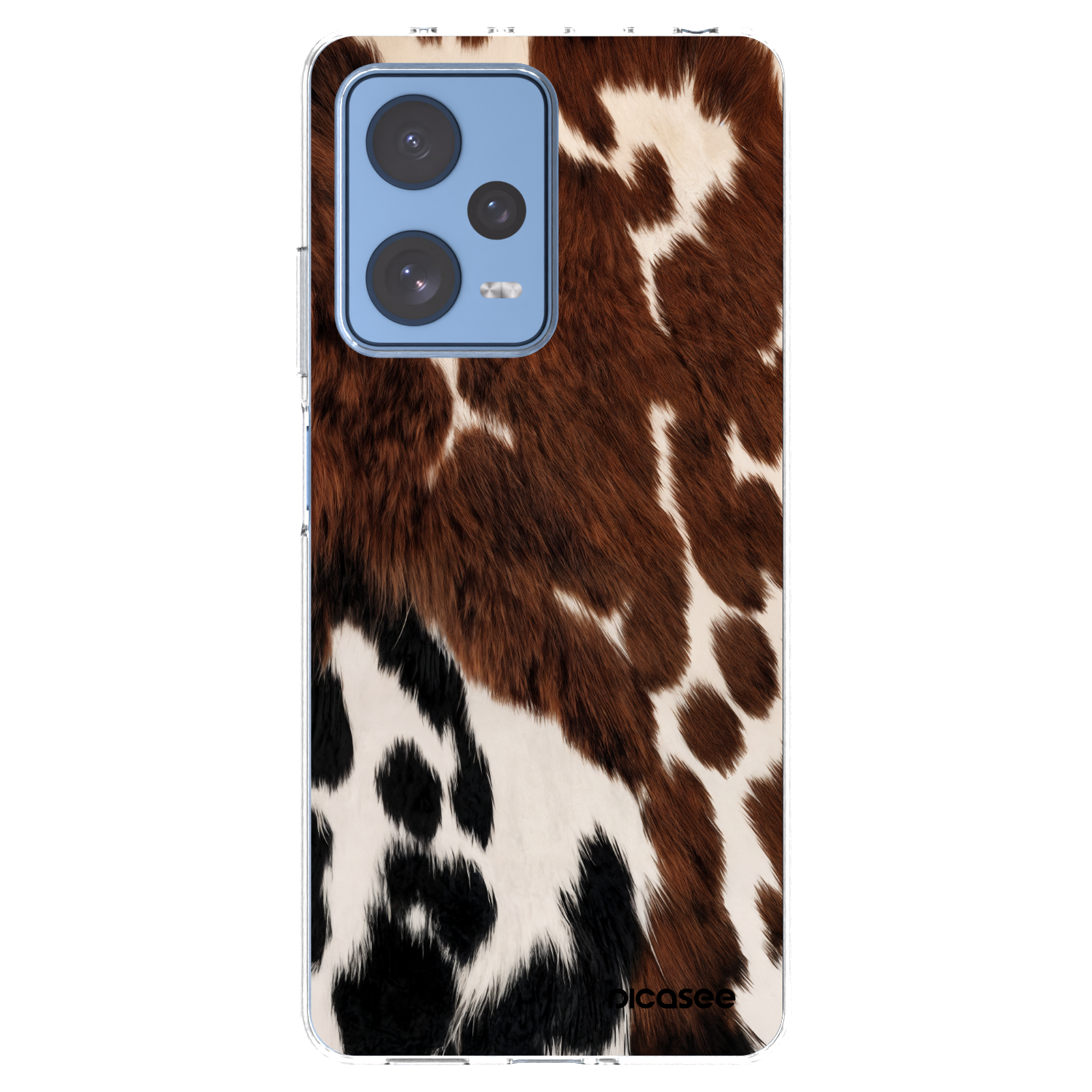 Picasee silikonowe przeźroczyste etui na Xiaomi Redmi Note 12 Pro 5G - Rust