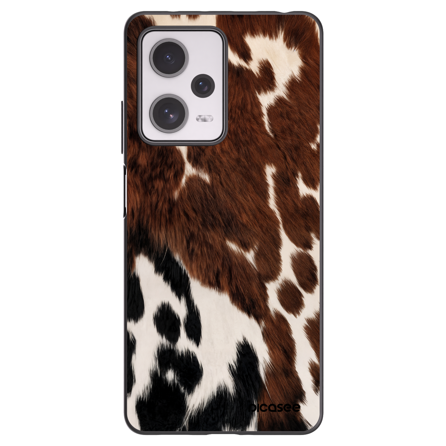 Picasee silikonowe czarne etui na Xiaomi Redmi Note 12 Pro+ 5G - Rust