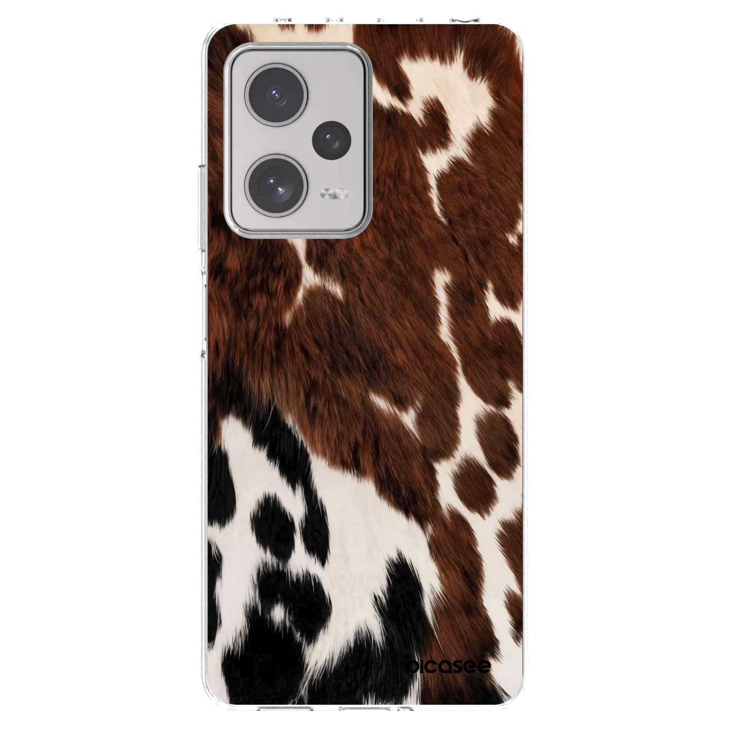 Picasee silikonowe przeźroczyste etui na Xiaomi Redmi Note 12 Pro+ 5G - Rust