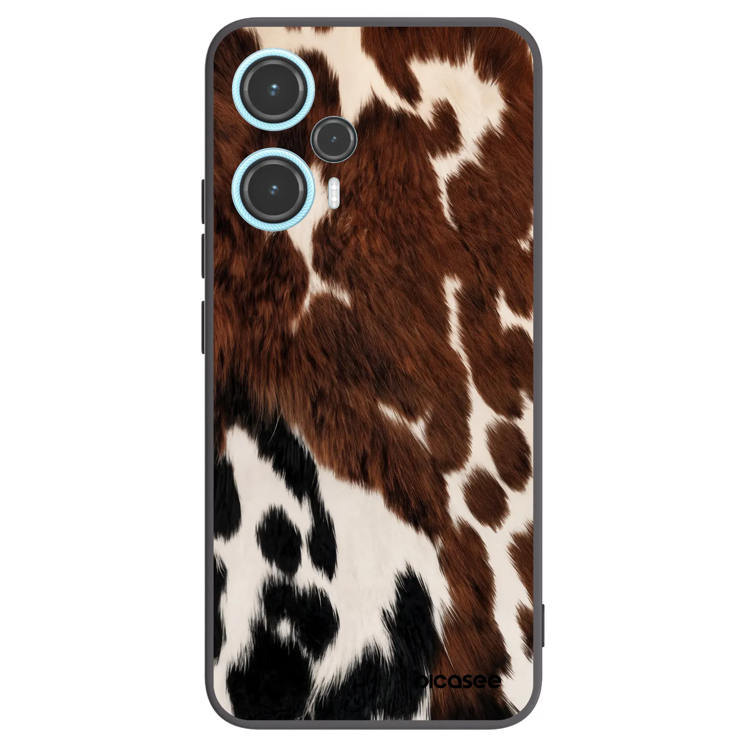 Picasee silikonowe czarne etui na Xiaomi Poco F5 - Rust