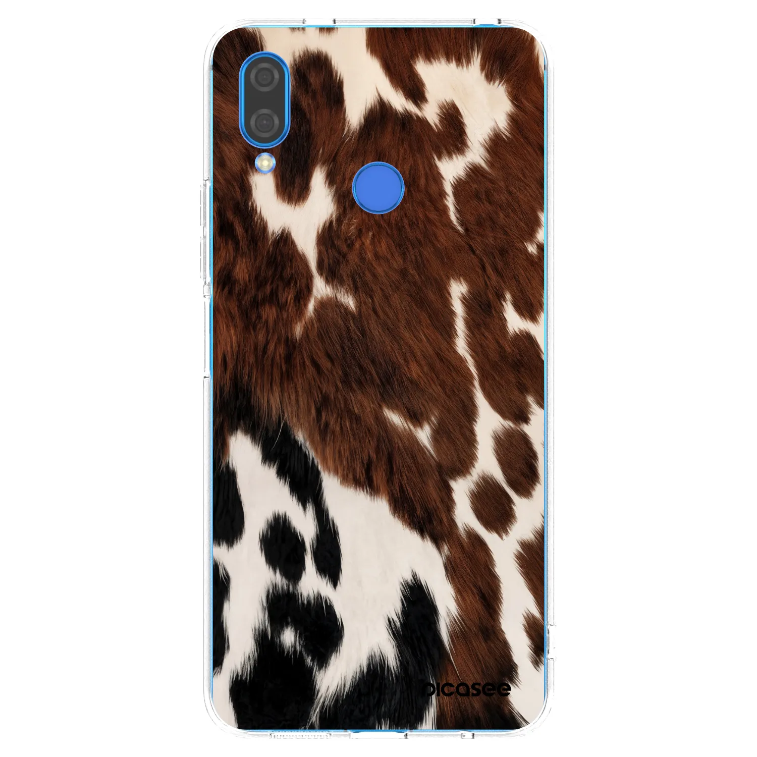 Picasee silikonowe przeźroczyste etui na Huawei Nova 3i - Rust