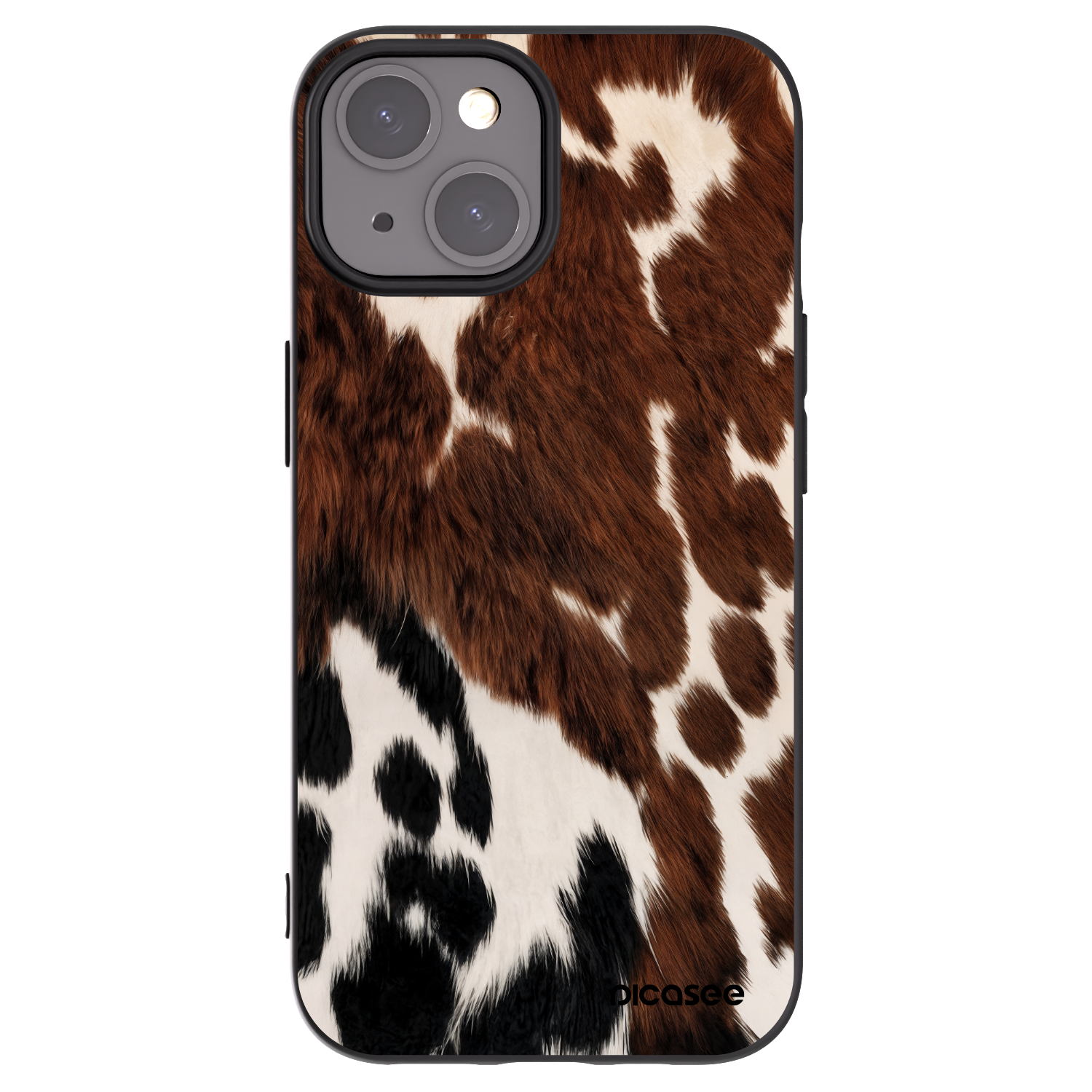 Picasee silikonowe czarne etui na Apple iPhone 15 - Rust