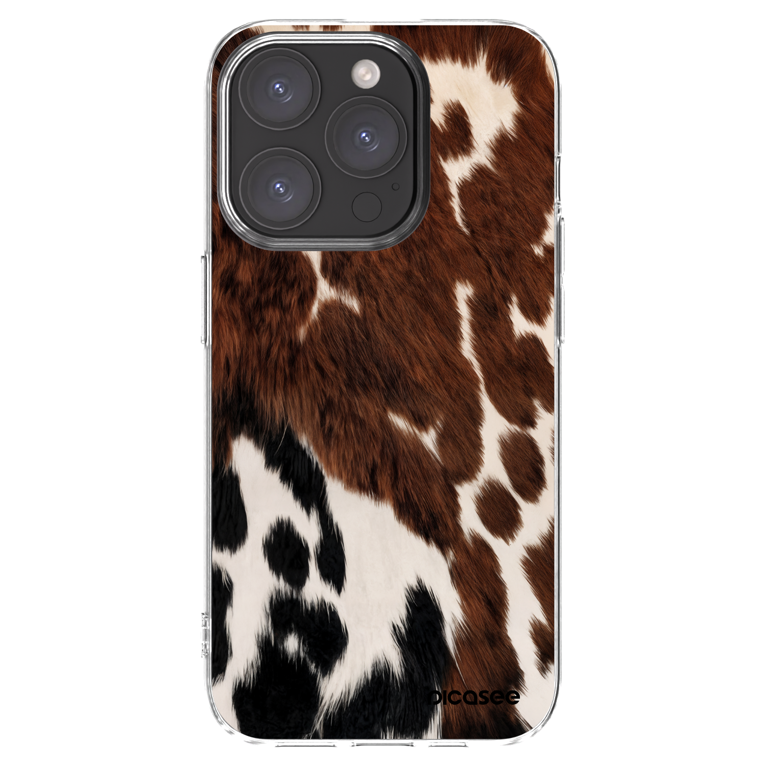 Picasee silikonowe przeźroczyste etui na Apple iPhone 15 Pro - Rust