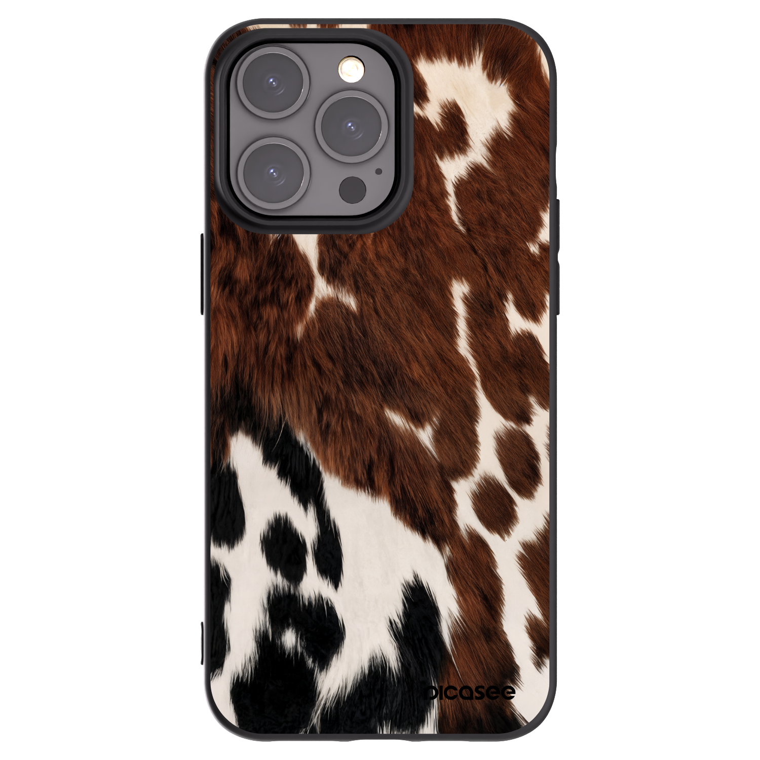 Picasee silikonowe czarne etui na Apple iPhone 15 Pro Max - Rust