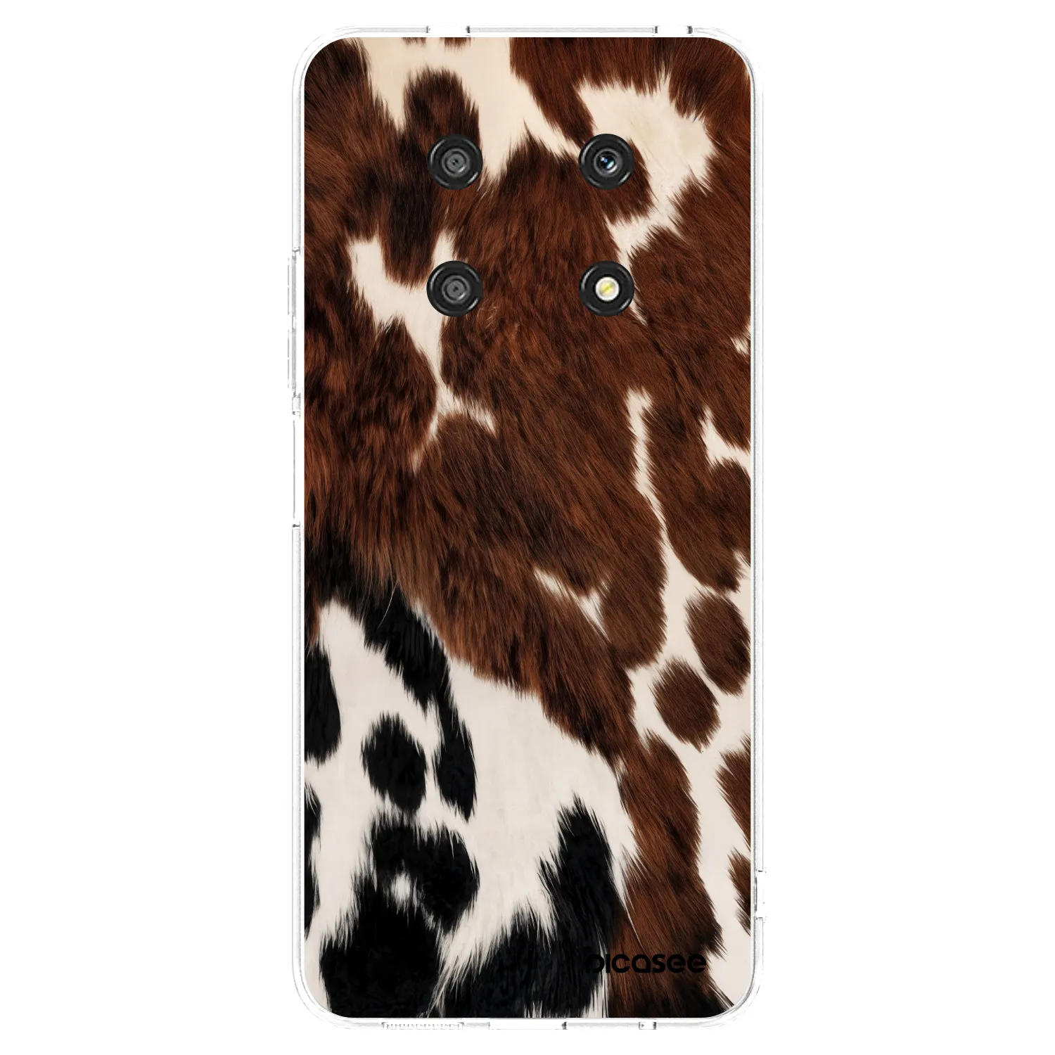 Picasee silikonowe przeźroczyste etui na Honor Magic4 Lite 5G - Rust