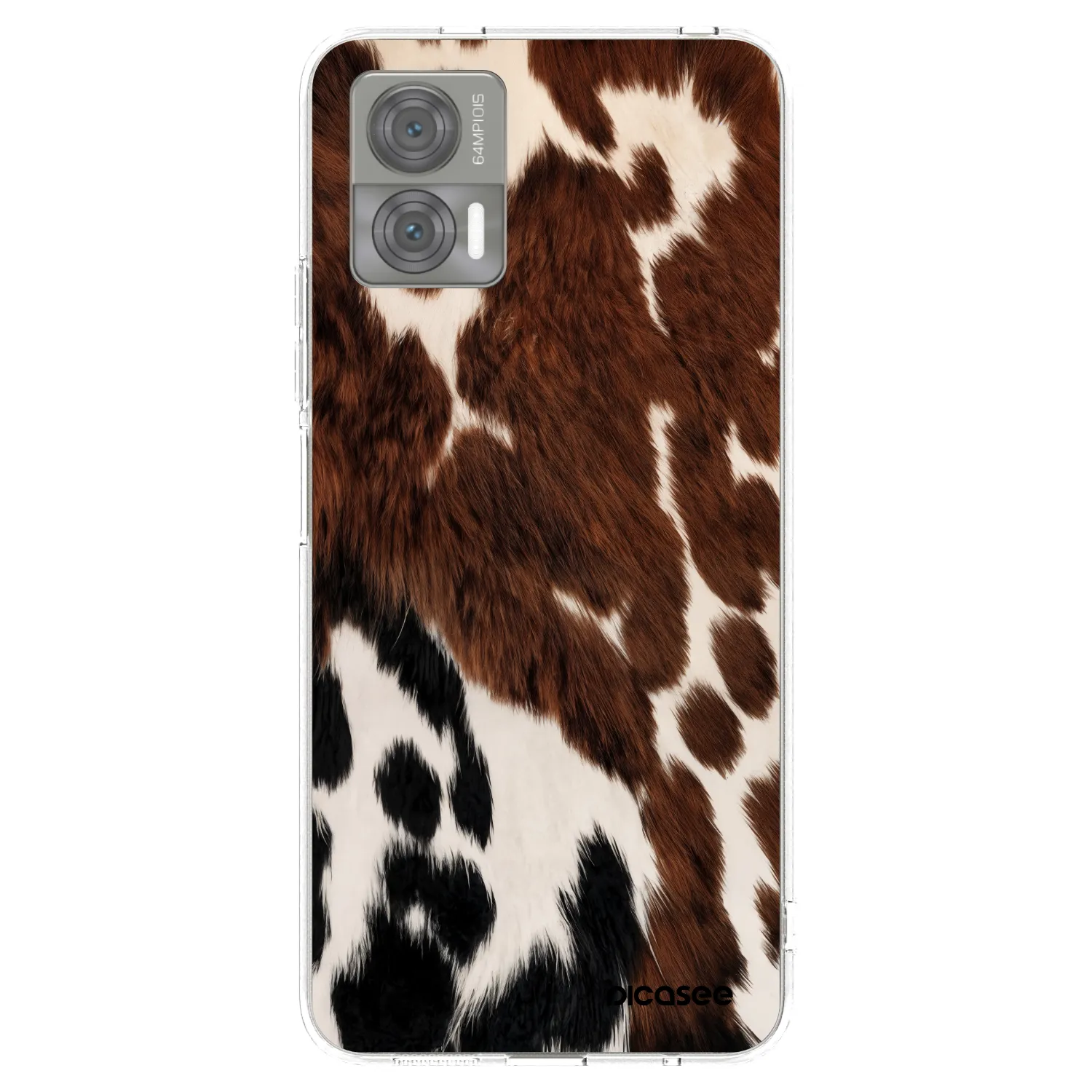 Picasee silikonowe przeźroczyste etui na Motorola Edge 30 Neo - Rust