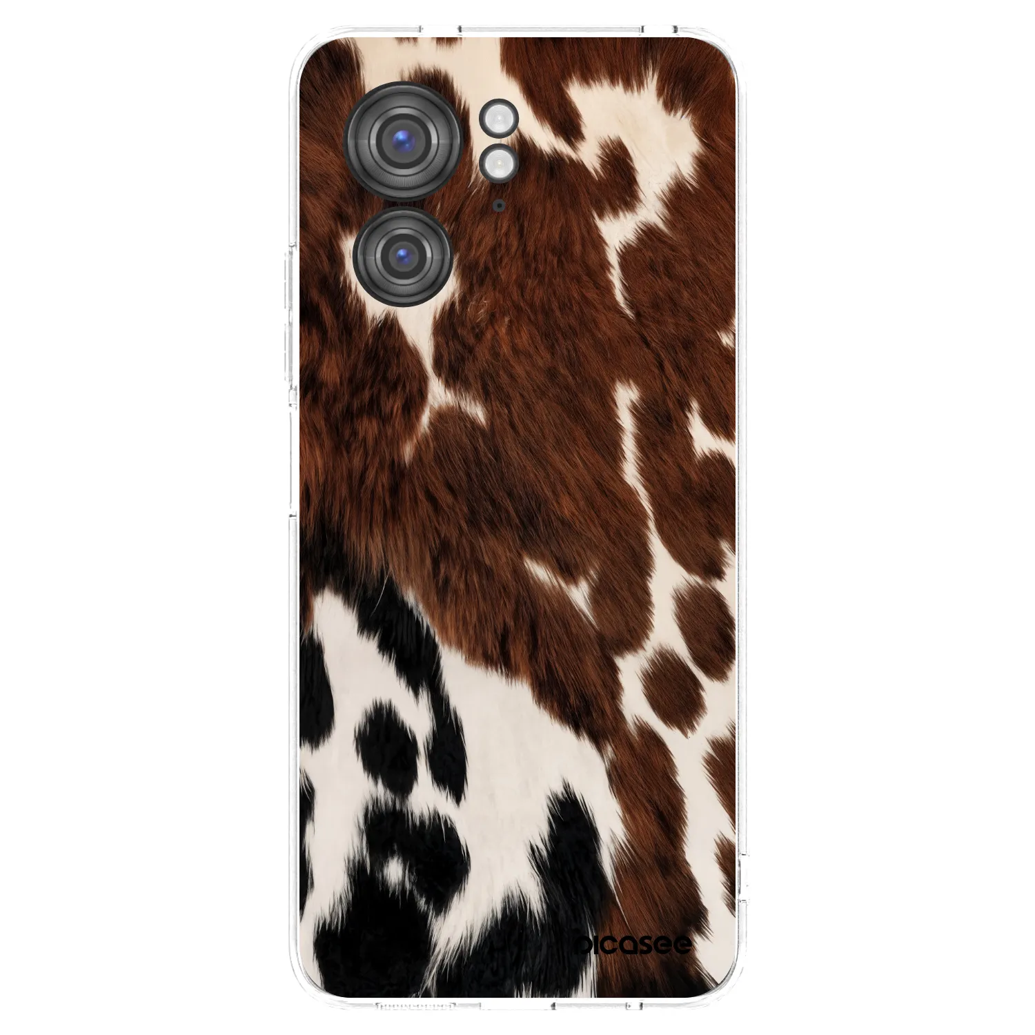 Picasee silikonowe przeźroczyste etui na Motorola Edge 40 - Rust
