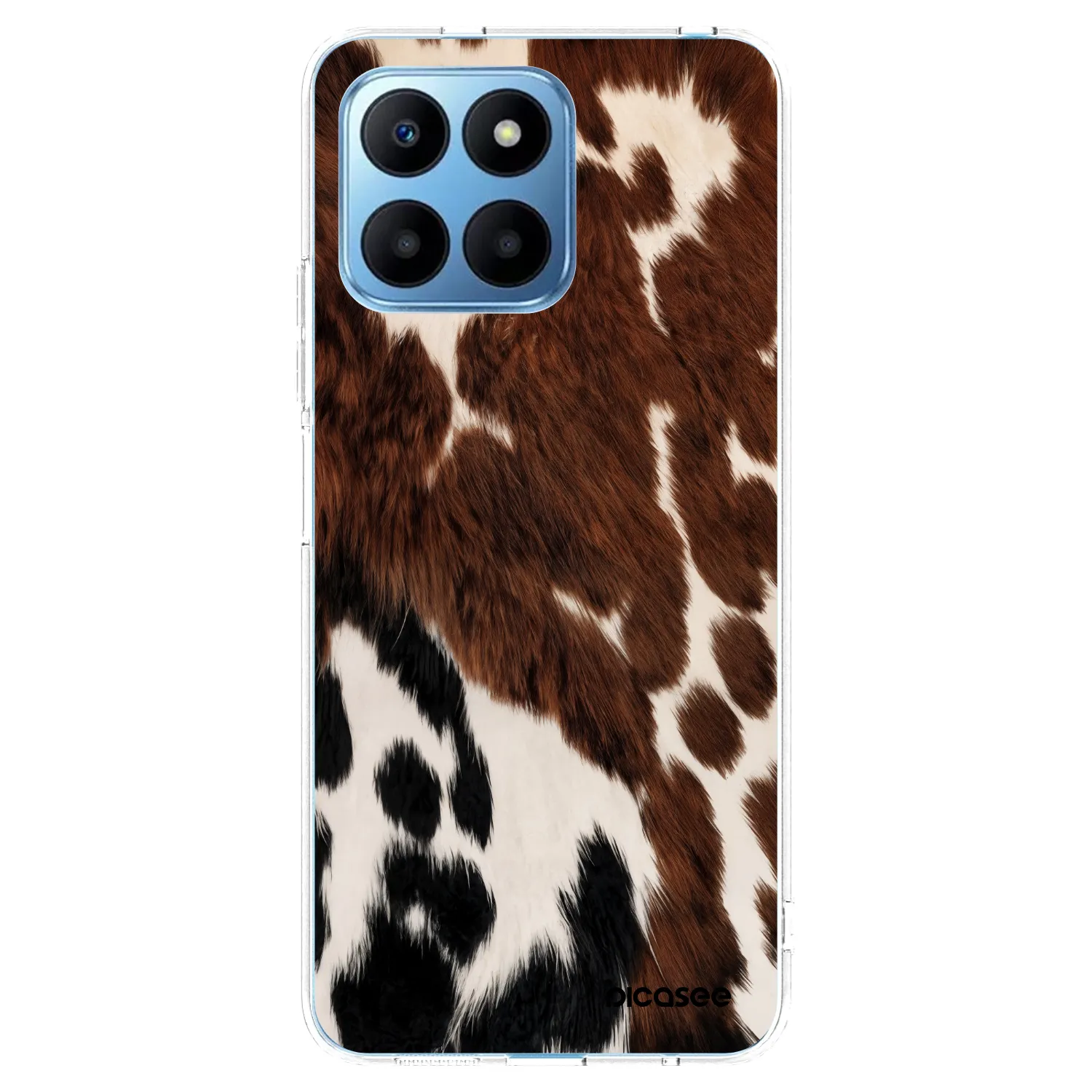 Picasee silikonowe przeźroczyste etui na Honor 70 Lite - Rust