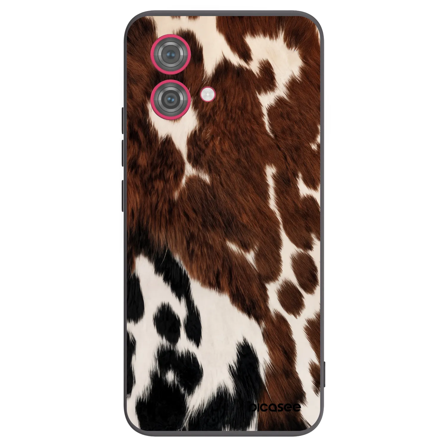 Picasee silikonowe czarne etui na Motorola Moto G84 5G - Rust