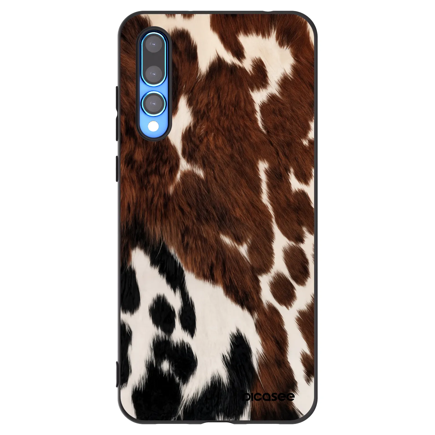 Picasee silikonowe czarne etui na Huawei P20 Pro - Rust