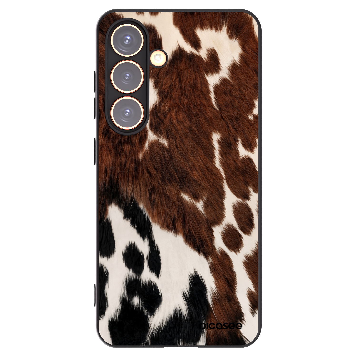 Picasee silikonowe czarne etui na Samsung Galaxy S24 S921B 5G - Rust