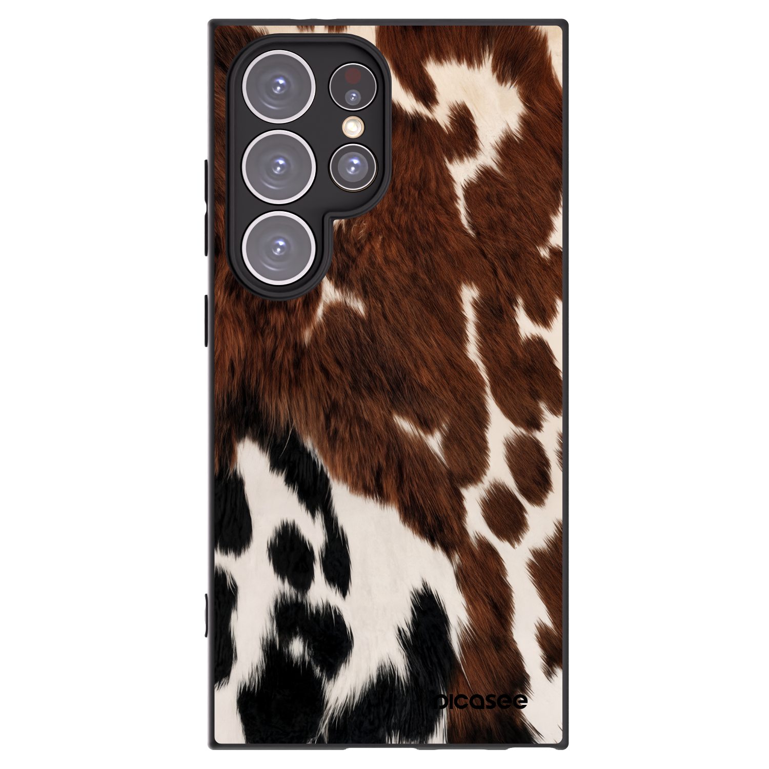 Picasee silikonowe czarne etui na Samsung Galaxy S24 Ultra S928B 5G - Rust