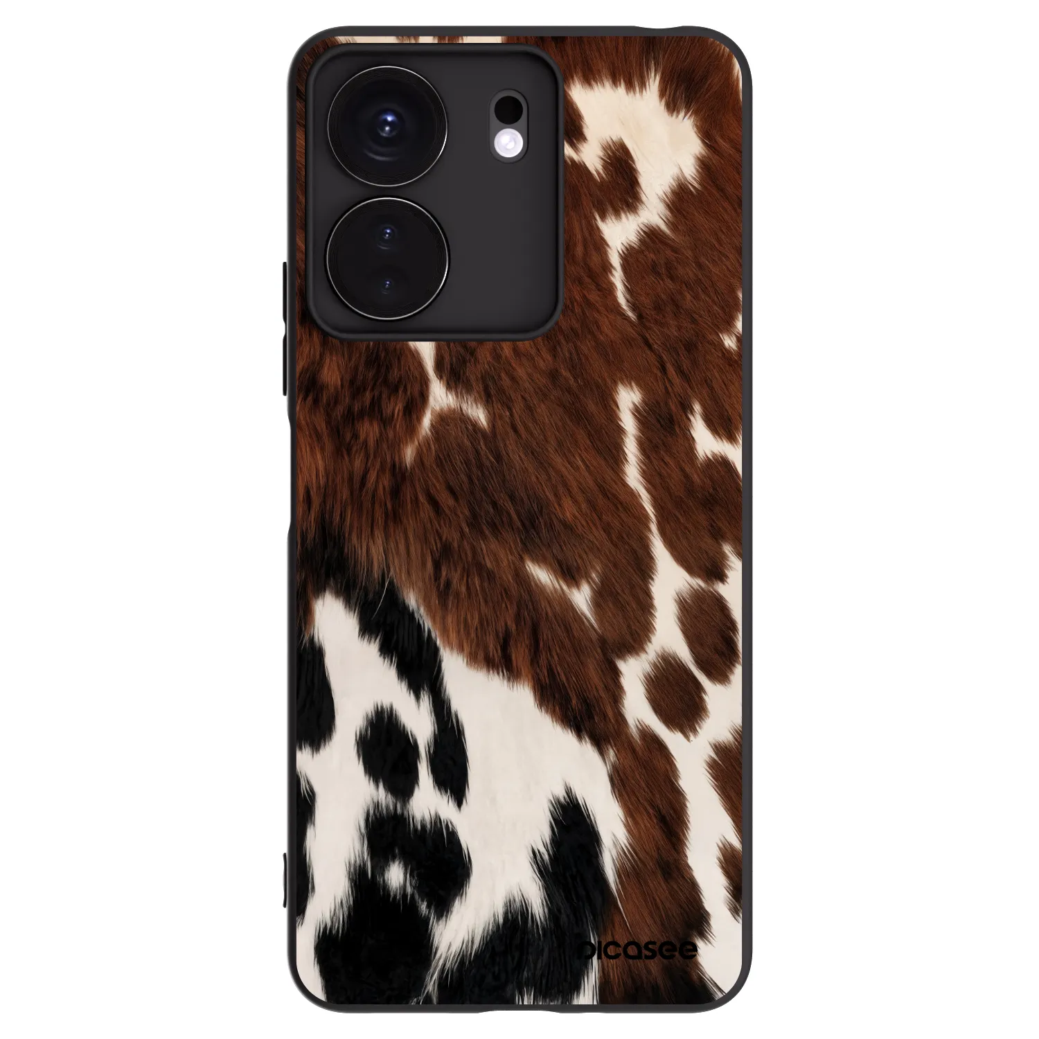 Picasee silikonowe czarne etui na Xiaomi Redmi 13C 4G - Rust