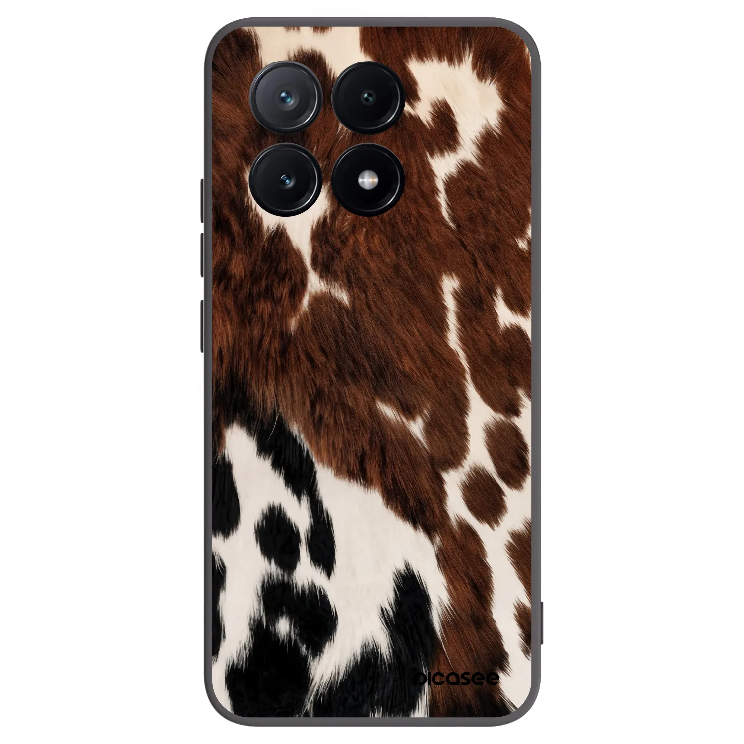 Picasee silikonowe czarne etui na Xiaomi Poco X6 Pro - Rust
