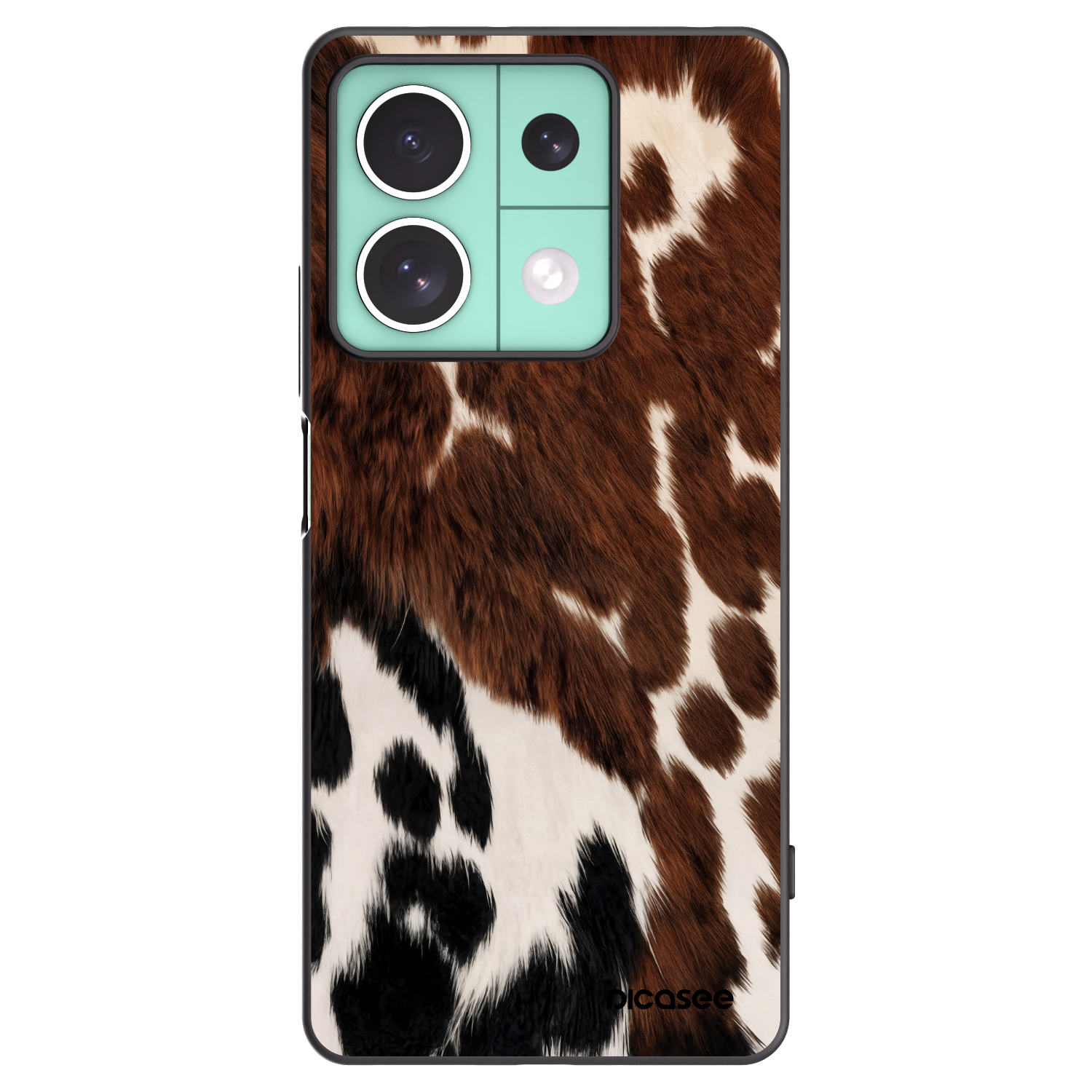 Picasee silikonowe czarne etui na Xiaomi Redmi Note 13 5G - Rust