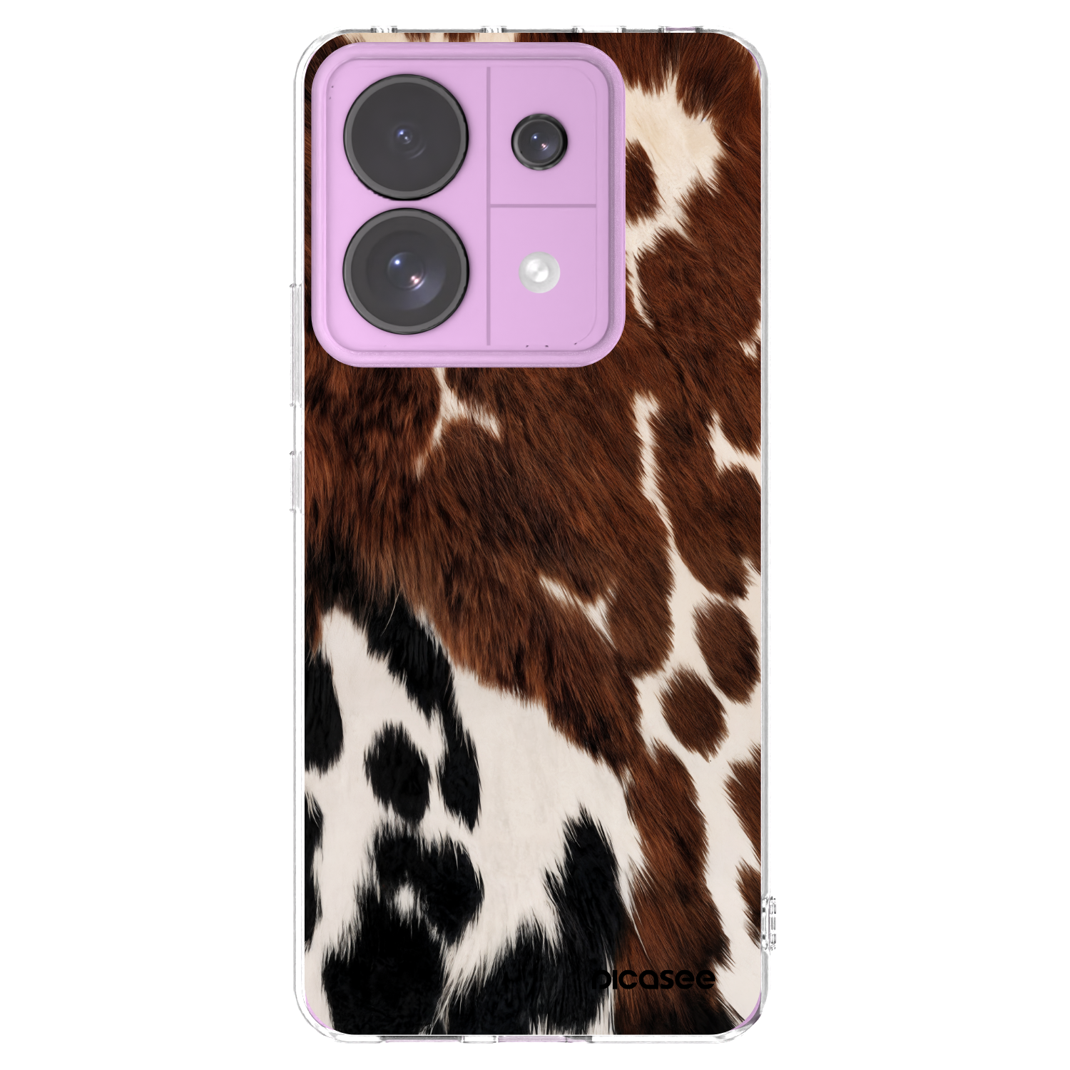 Picasee silikonowe przeźroczyste etui na Xiaomi Redmi Note 13 Pro 5G - Rust