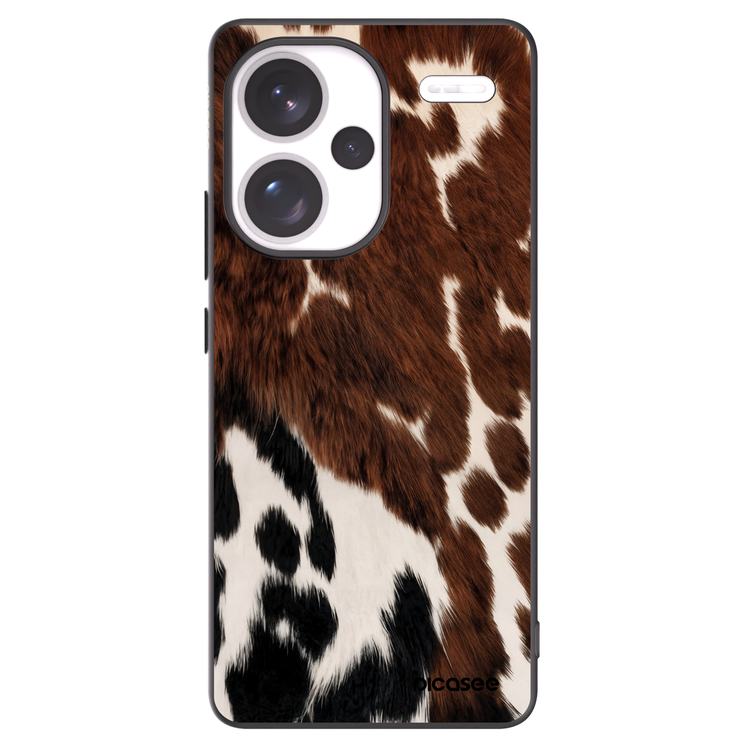 Picasee silikonowe czarne etui na Xiaomi Redmi Note 13 Pro+ 5G - Rust