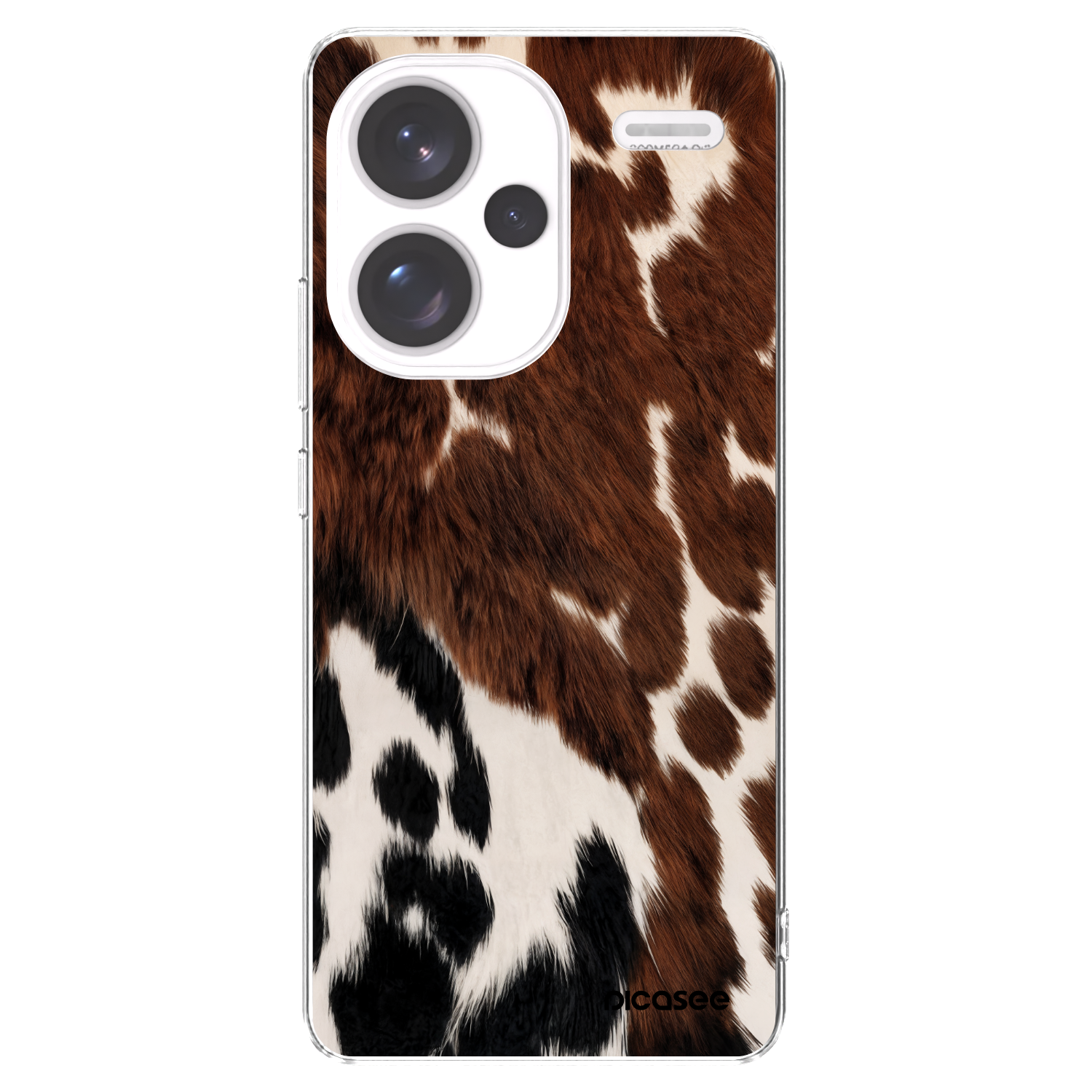 Picasee silikonowe przeźroczyste etui na Xiaomi Redmi Note 13 Pro+ 5G - Rust