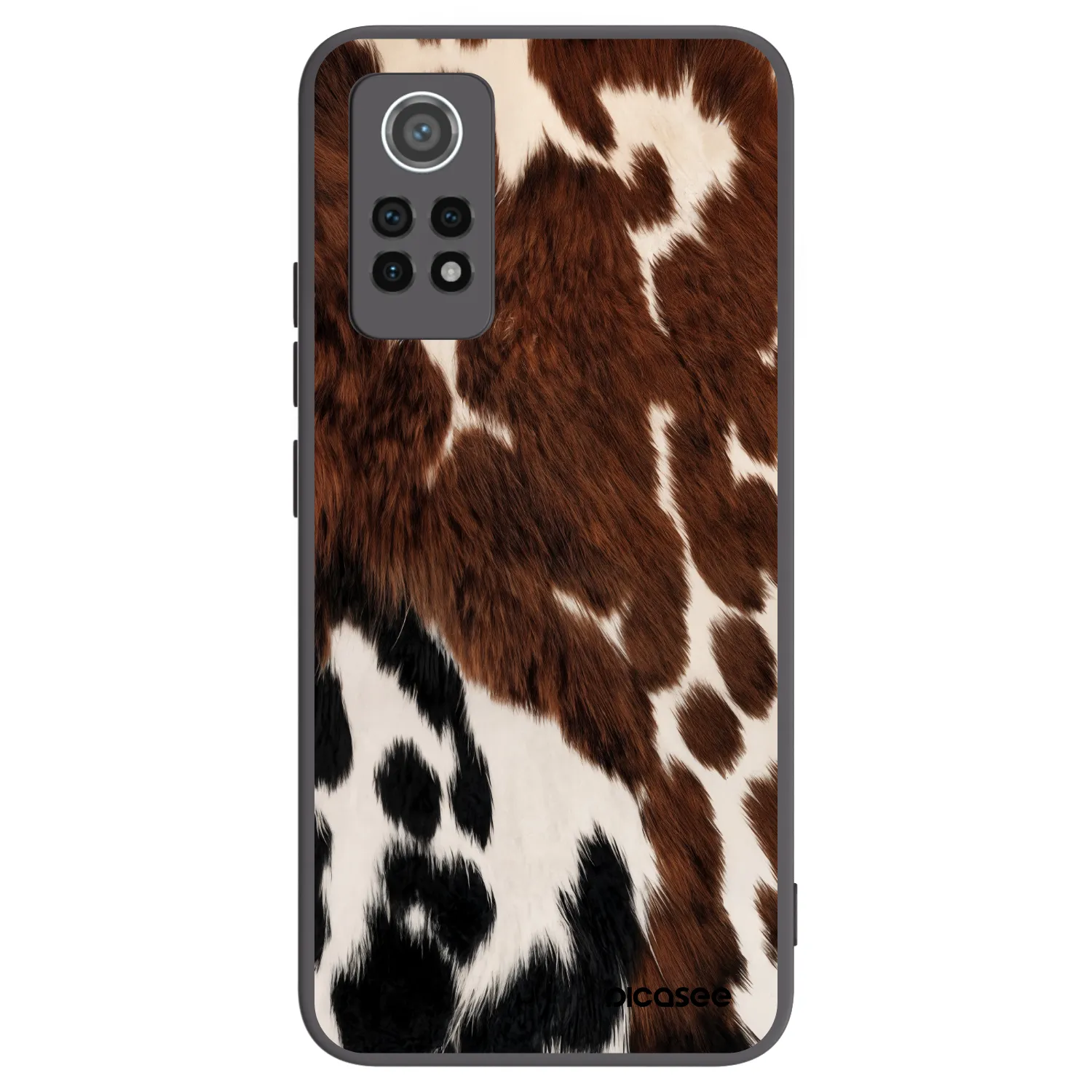 Picasee silikonowe czarne etui na Xiaomi Redmi Note 12 Pro 4G - Rust